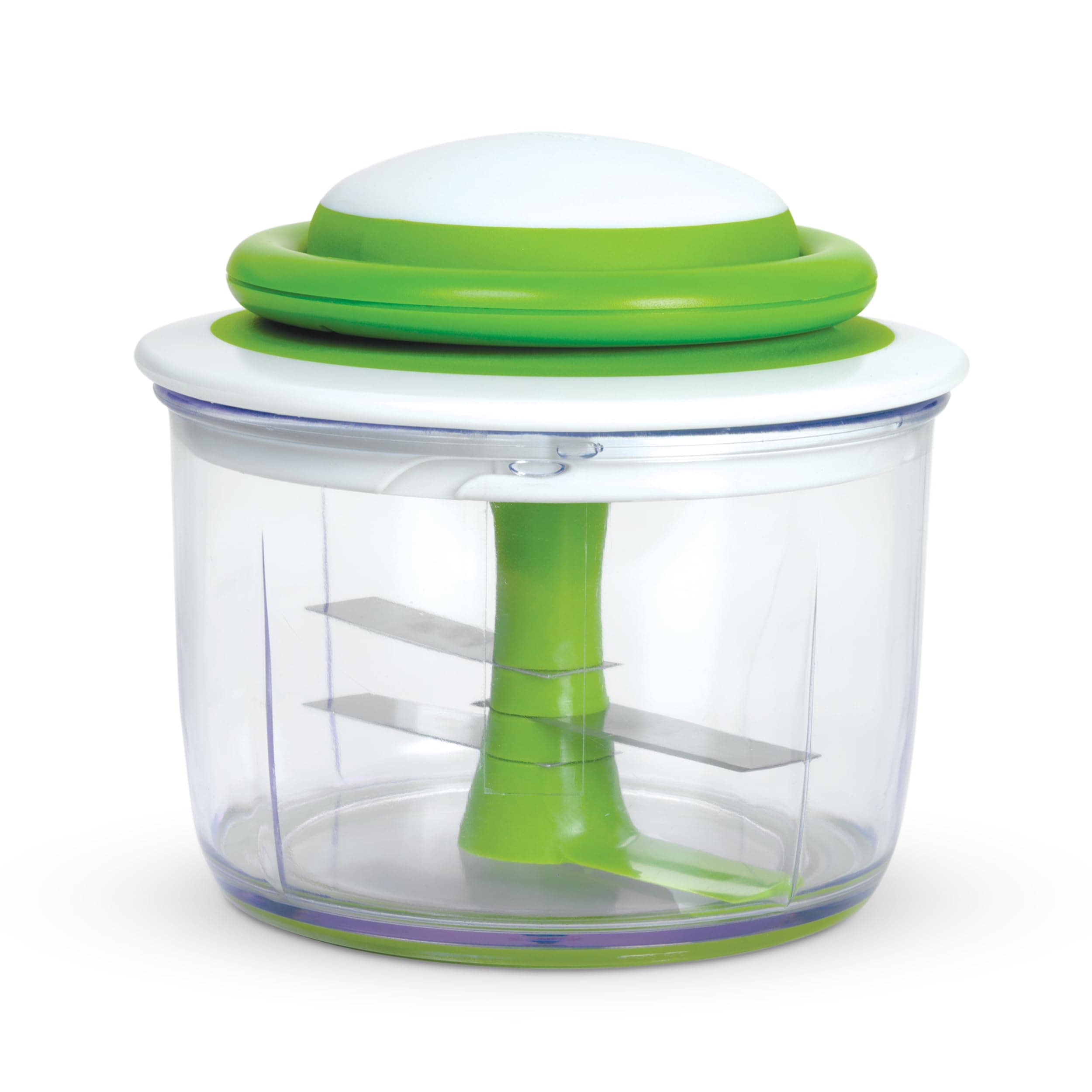 VeggiChop Hand-Powered Food Chopper (Arugula), 5.5" x 5.5" x 5"