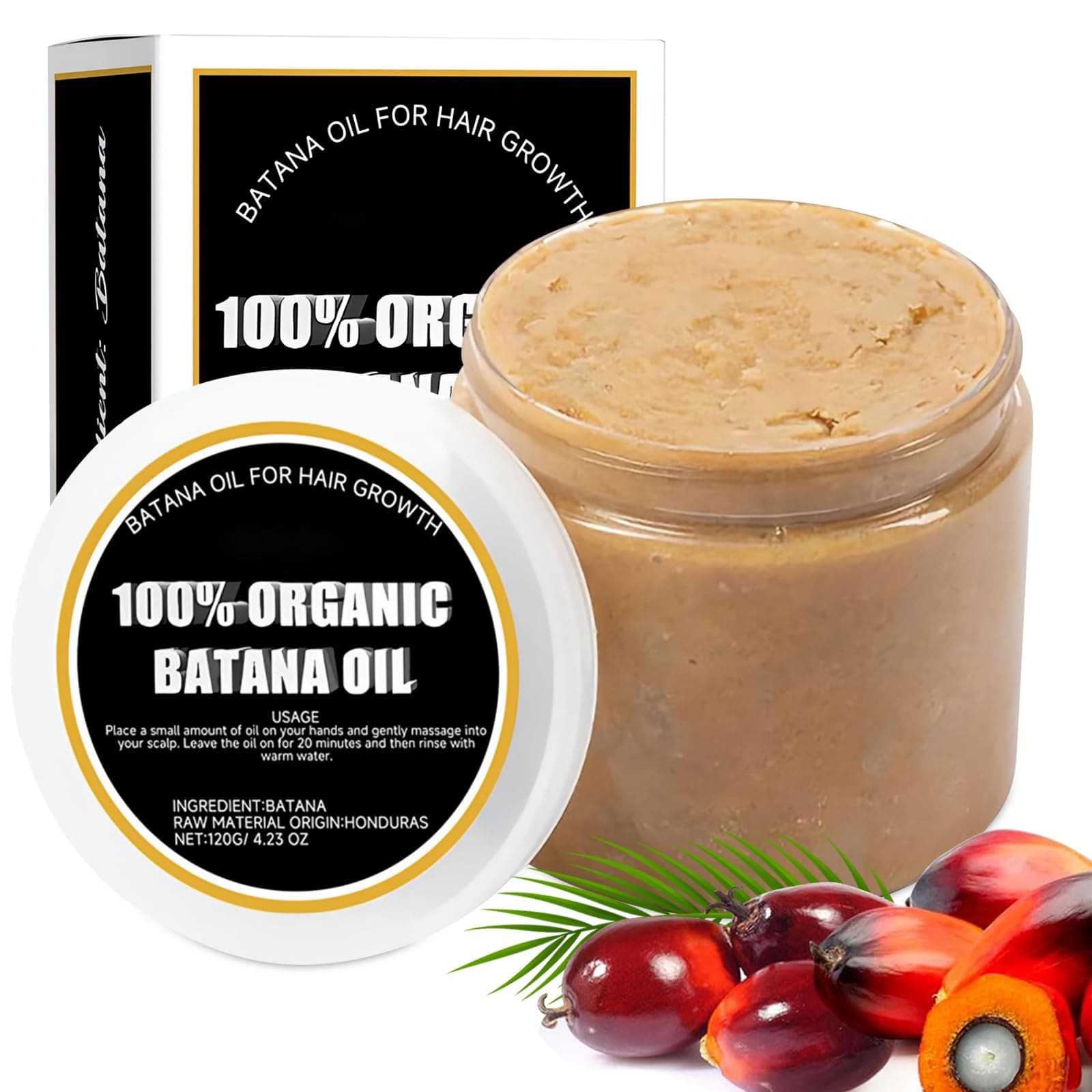 Dr Truth Batana Oil for Hair Growth - 100% Natural Pure Batana Oil Dr Truth, Organic Botana Unrefined | Hair Repair | Nourish And Moisturize | Enhances Thickness, Raw Botana Dr Truth for Men & Women