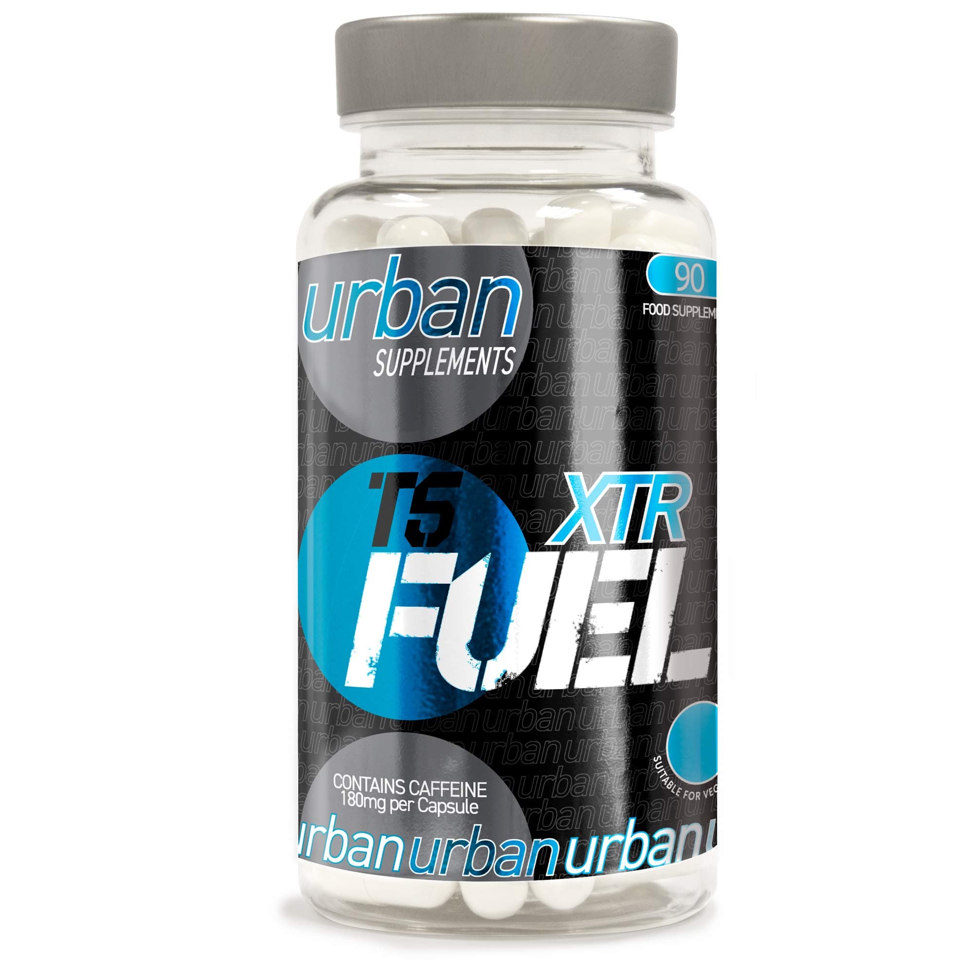 Urban Fuel XTR T5 Fat Burners | Metabolism & Energy Support Slimming Pills with Caffeine, L-Tyrosine, Choline, Vitamin B6 & D3-90 Capsules