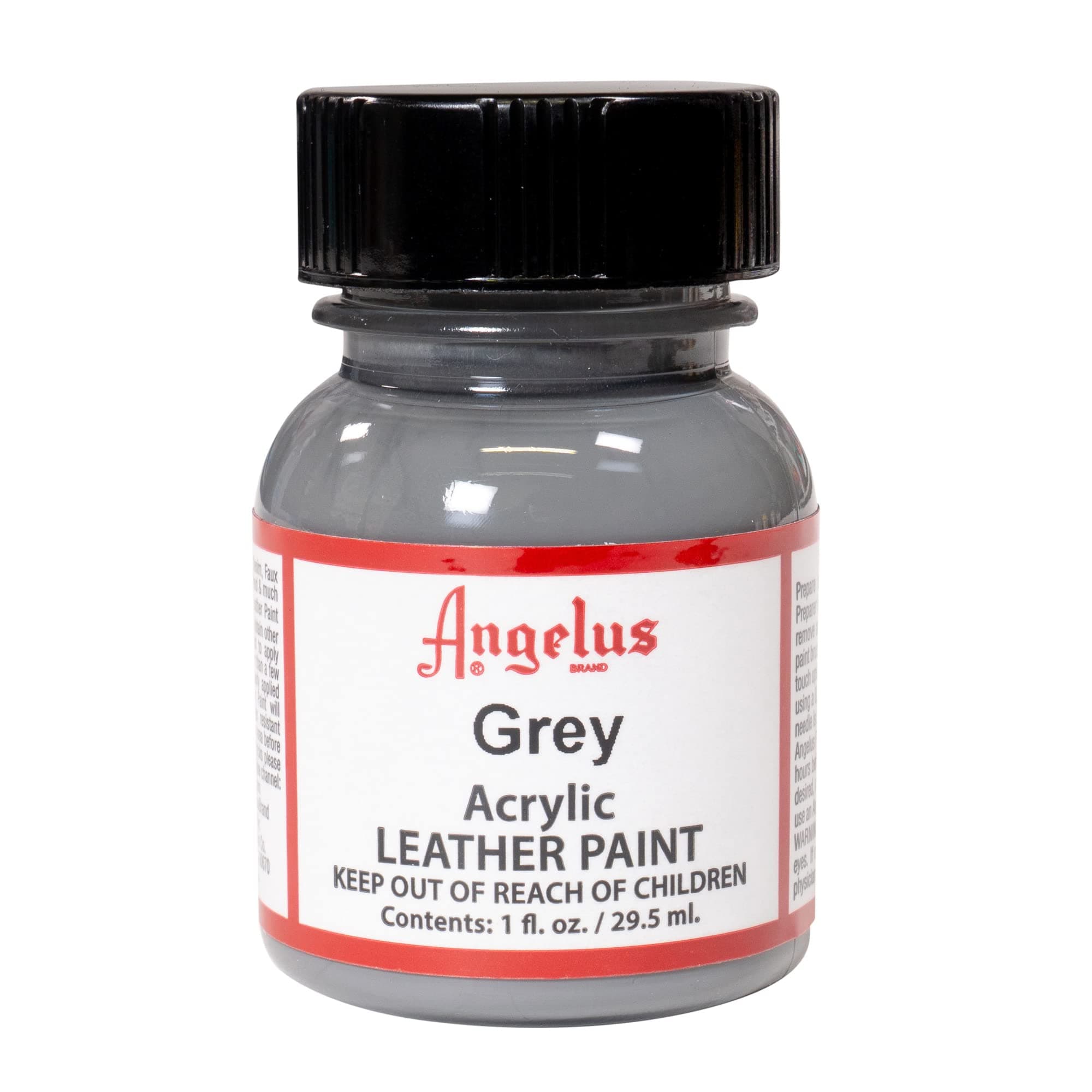 Acrylic Leather Paint, Grey, 1 oz.