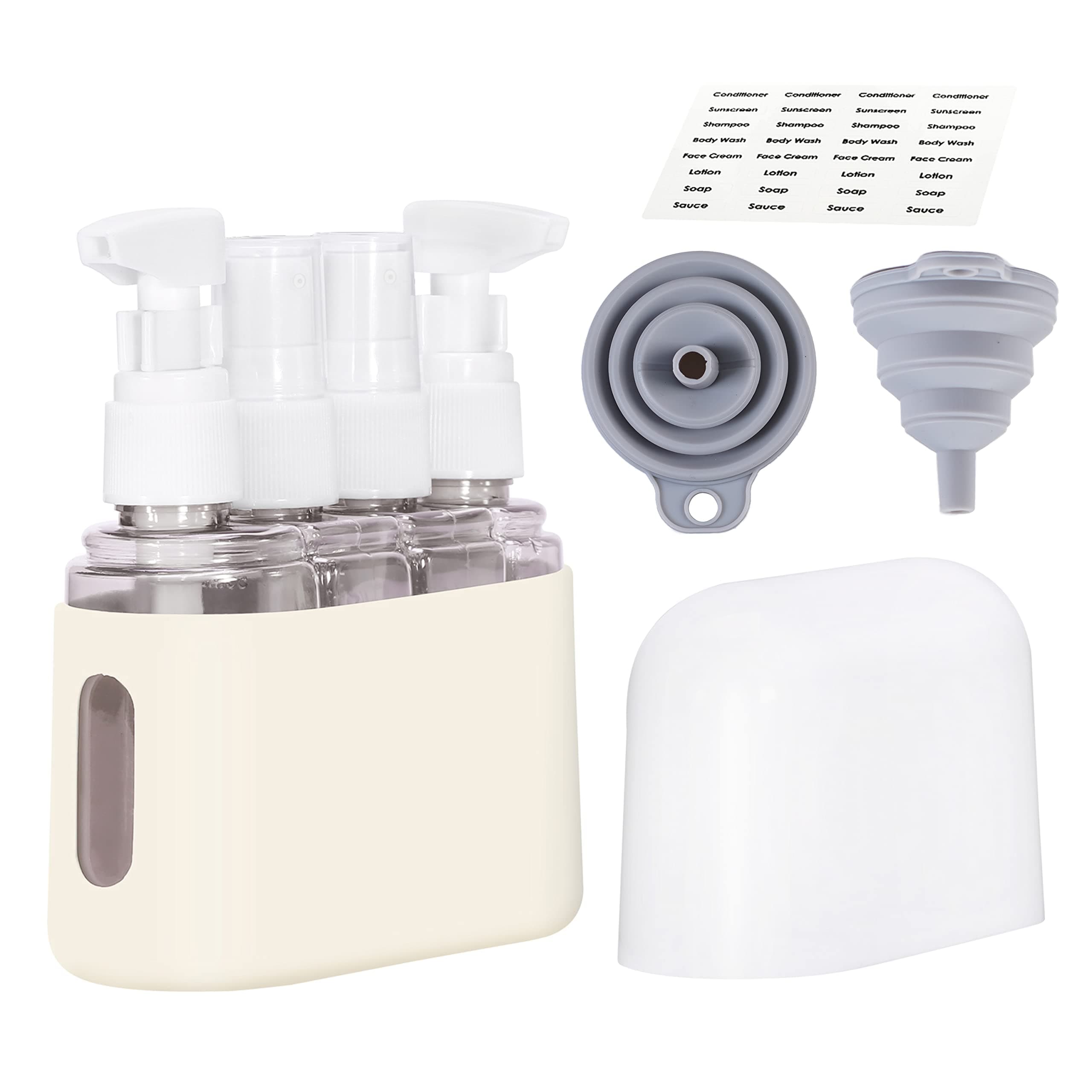 - Bpluma Travel Bottles, Leak Proof Containers For Toiletries TSA Approved Airplane Accessories Kits For Liquid With Labels