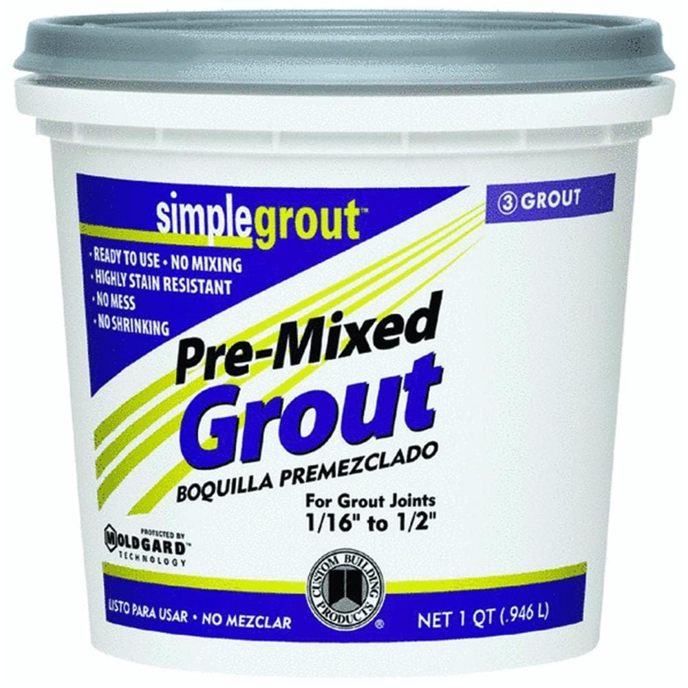 Custom PMG380QT 1-Quart Simple Premium Grout, Haystack