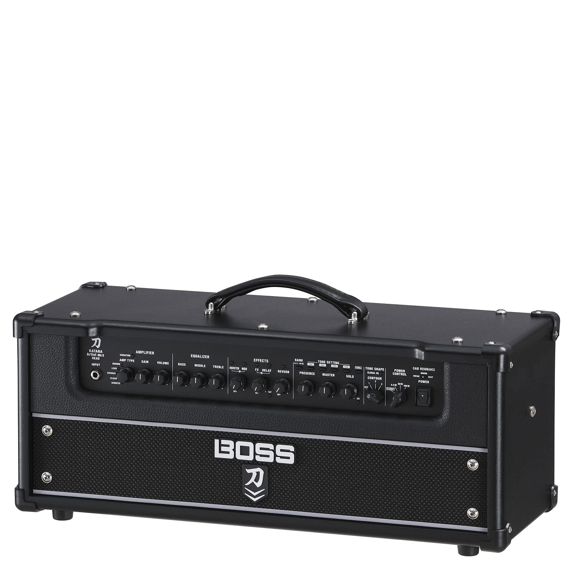BOSS KATANA-Artist MkII Head Guitar Amplifier | 100-Watt Amp Head with Premium Sound & Exclusive Onboard Tone-Shaping Tools | Custom Setups | BOSS Tone Studio Sound Customization | Dual Amp Support