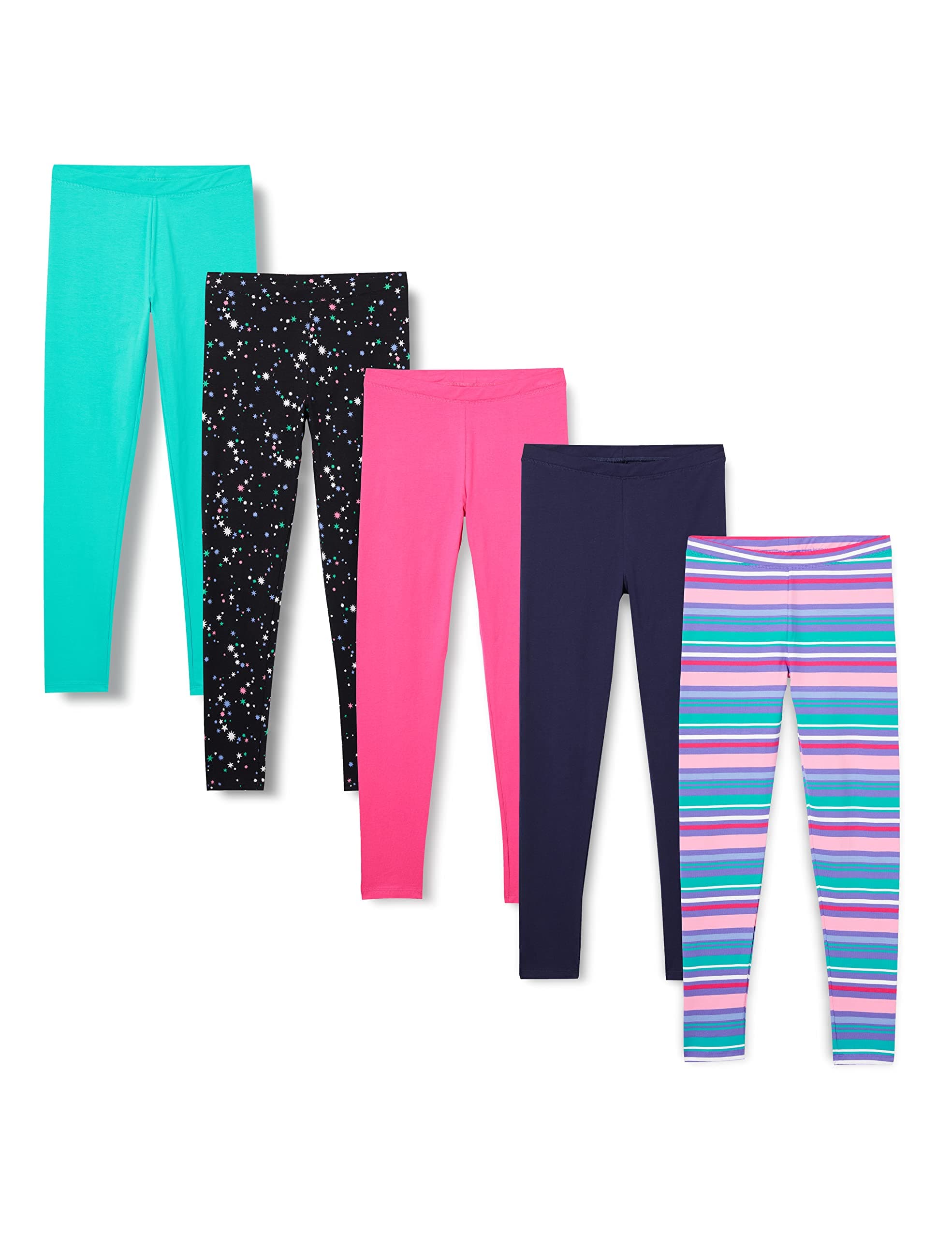 Girls and Toddlers' Cotton Stretch Leggings