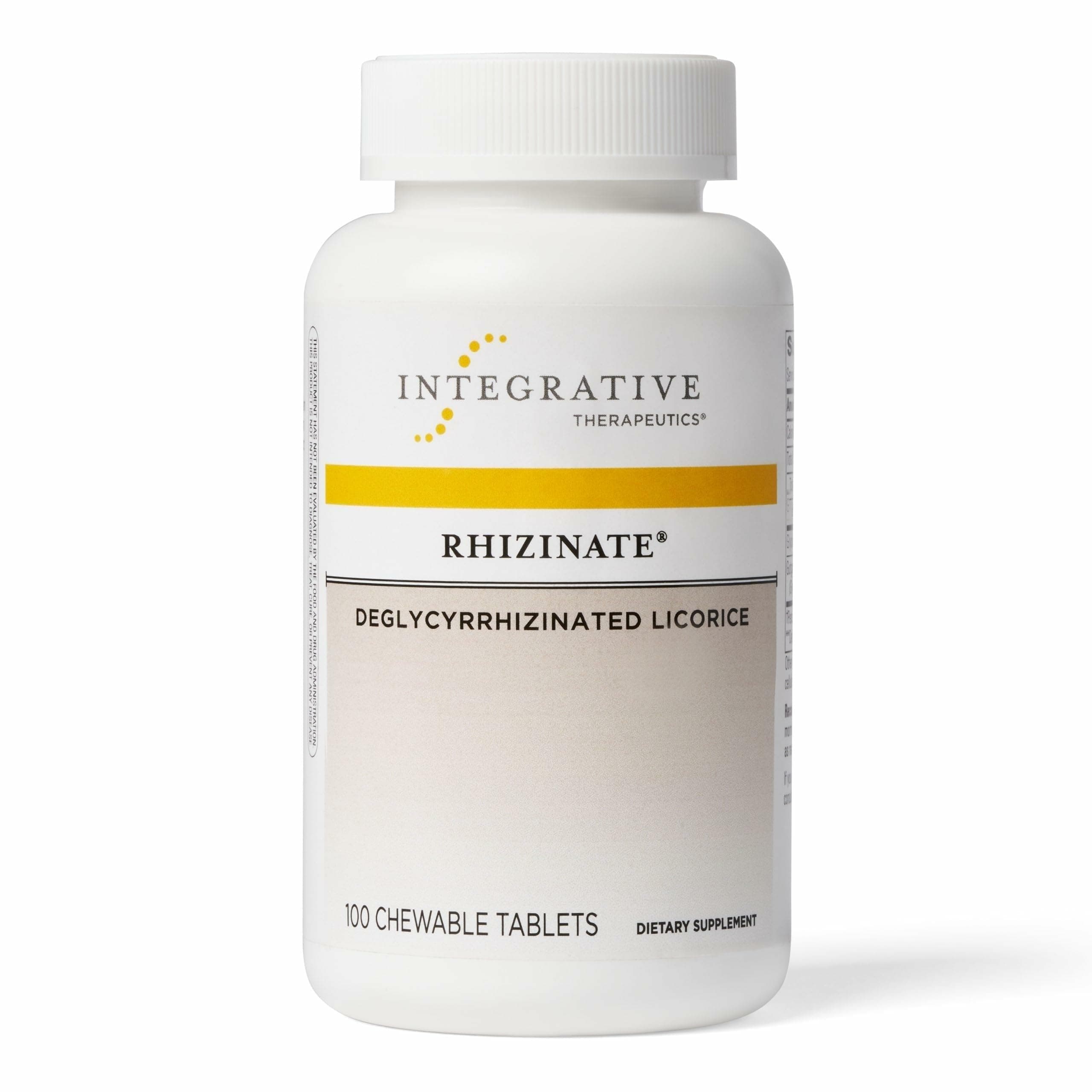 Rhizinate - Digestive Supplement for Gut Health Support* - Intestinal Health Support* - Vegan, Gluten-Free & Dairy-Free - 100 Chewable Tablets (33 Servings)