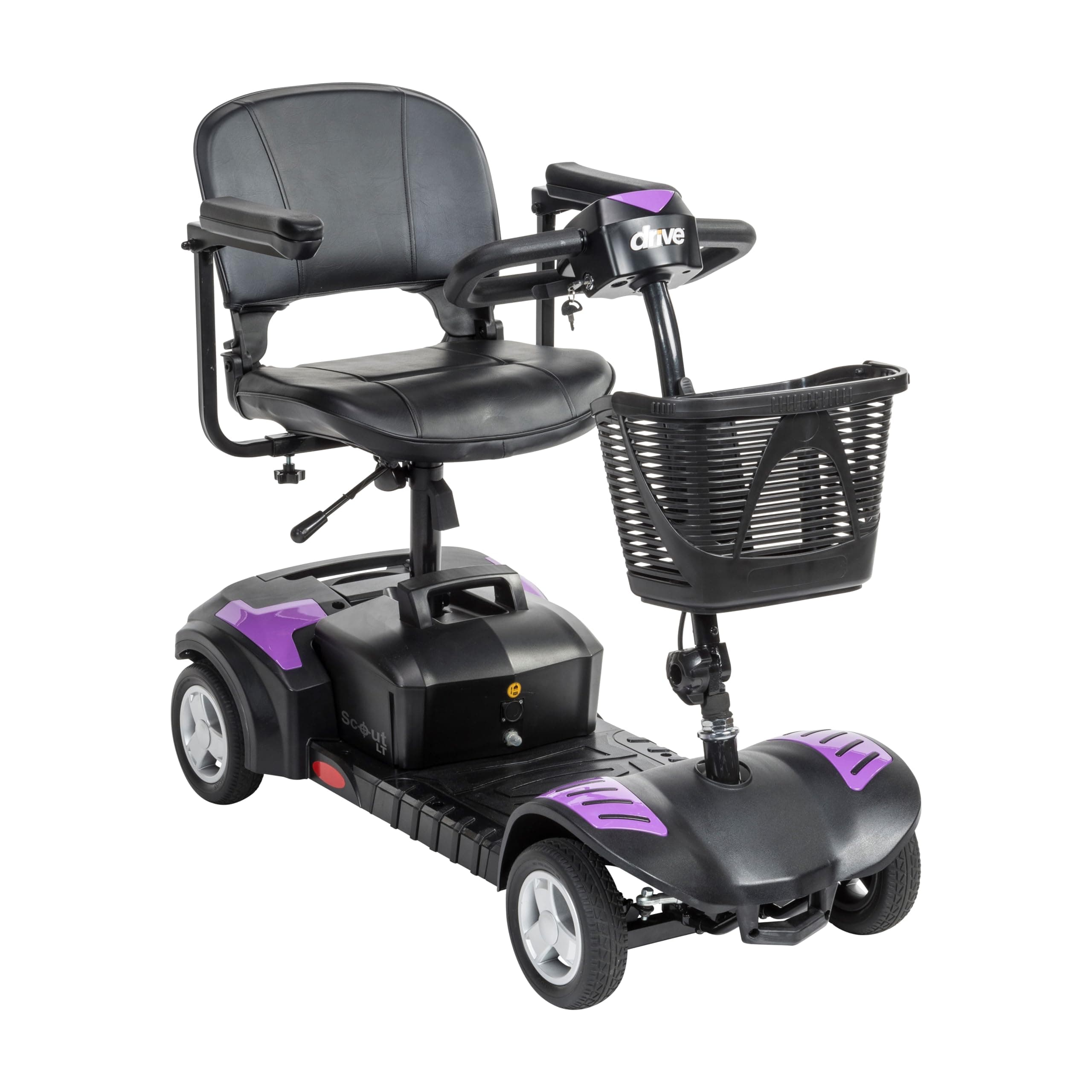 Drive Medical Scout Compact Travel Power Scooter, 4 Wheel