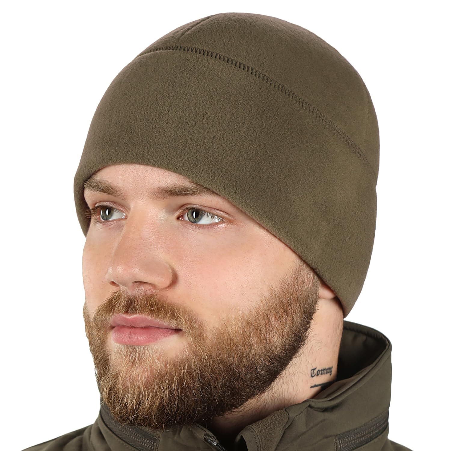 Fleece Watch Cap - Tactical Beanie Hat Winter Skull Cap with Slimtex