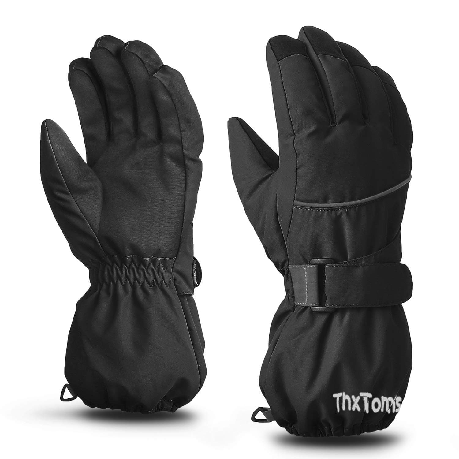 ThxTomsKids Warm Gloves Winter Waterproof Snow Gloves for Ourdoor Sports, Toddler Bulky Ski Gloves for Boys Girls