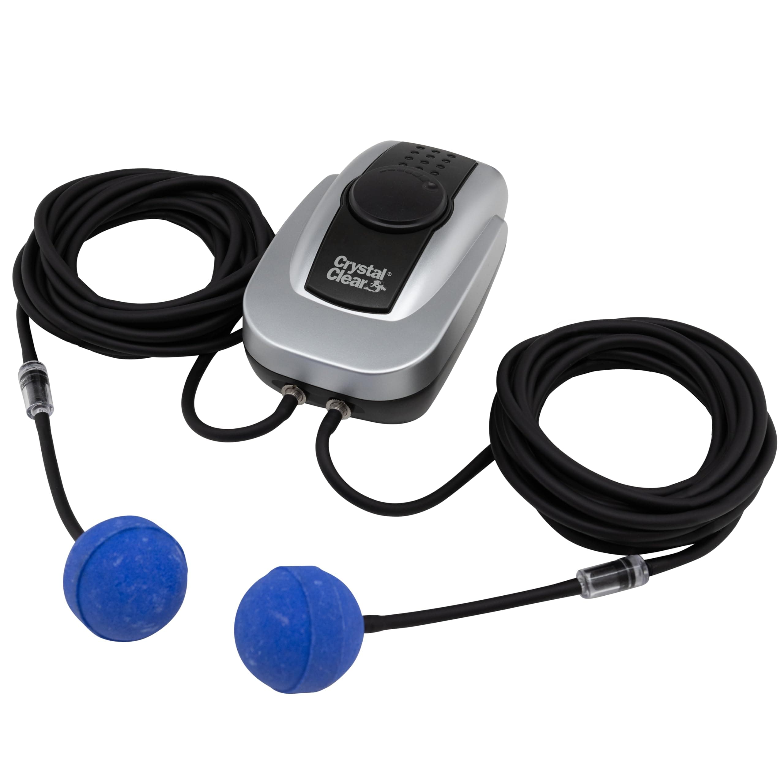 - CrystalClear PondAir 2, Complete Aeration Kit, Whisper Quiet Water Garden Oxygenation Bubbler System Adds Oxygen to Koi & Fish Ponds, Outdoor Aerator Compressor Pump, Tubing & 2 Air Submersible Stone
