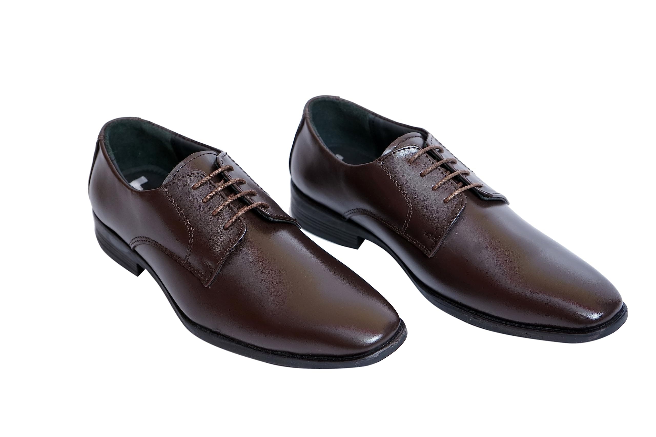 COBBLER Formal Shoes for Men Original Leather for Office,Party Occasion with Lace up Leather Look Leather Shoes for Men