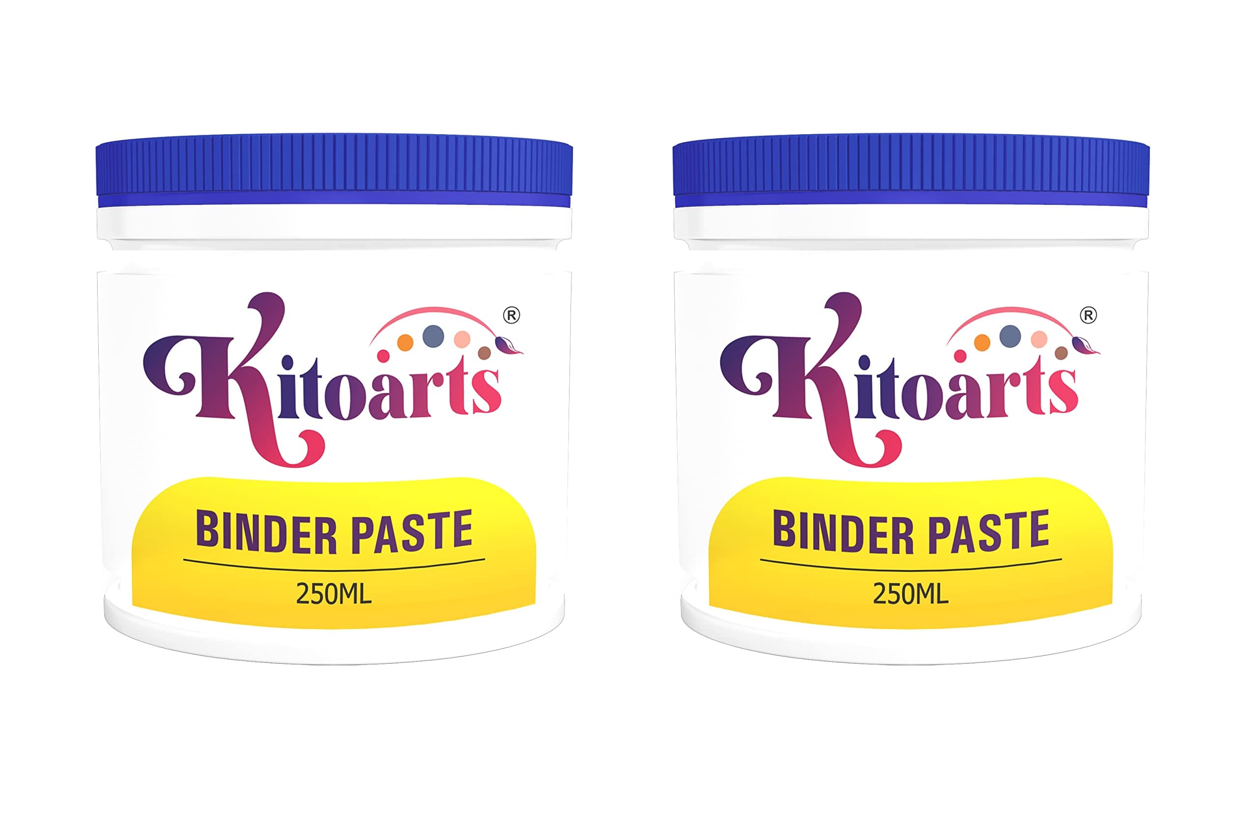 KitoartsBinder Paste for Screen Printing Kit, Block Printing kit 500ML