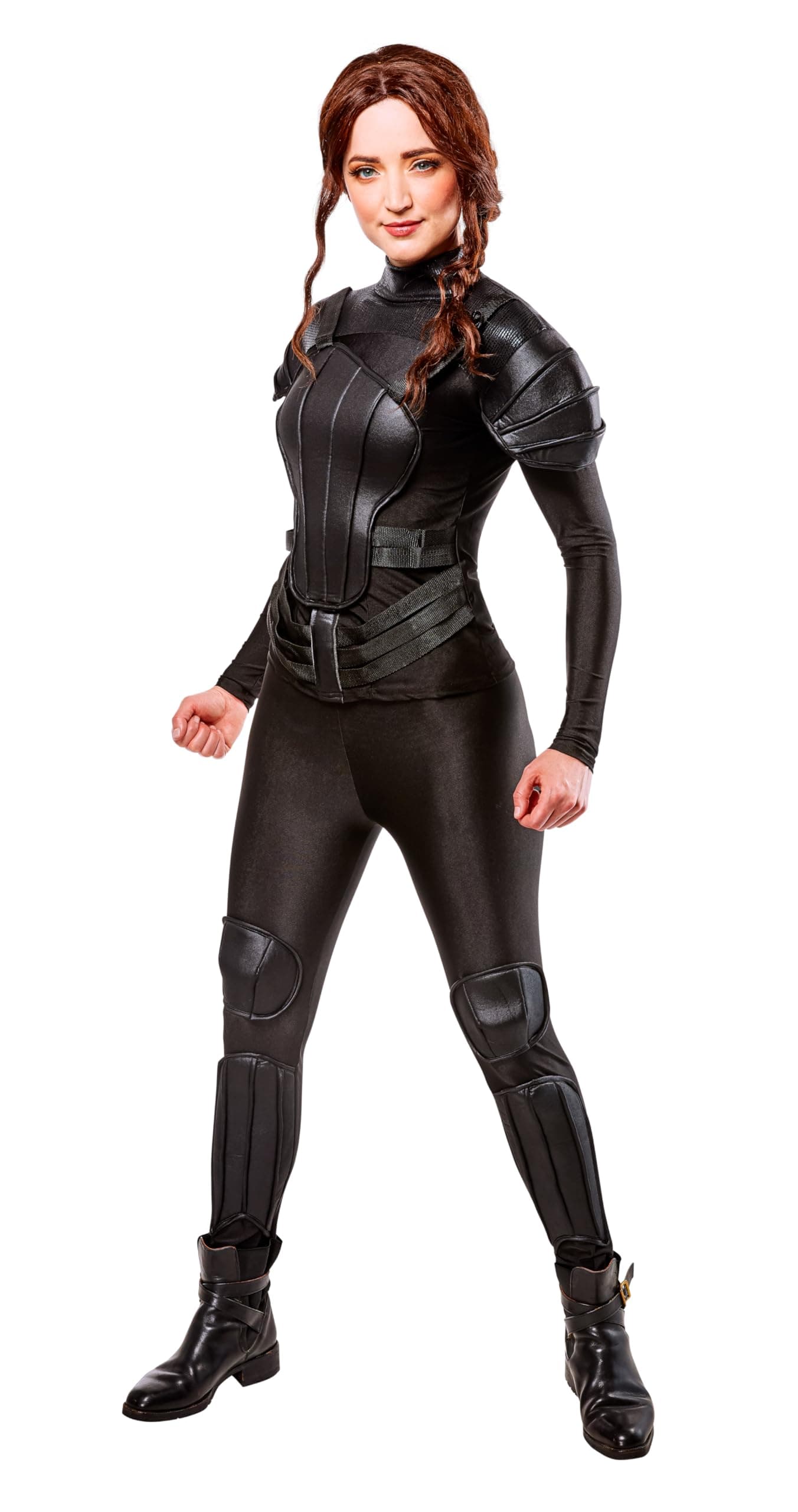 Rubie's Costume Co Women's The Hunger Games Deluxe Katniss Costume, Black, One size