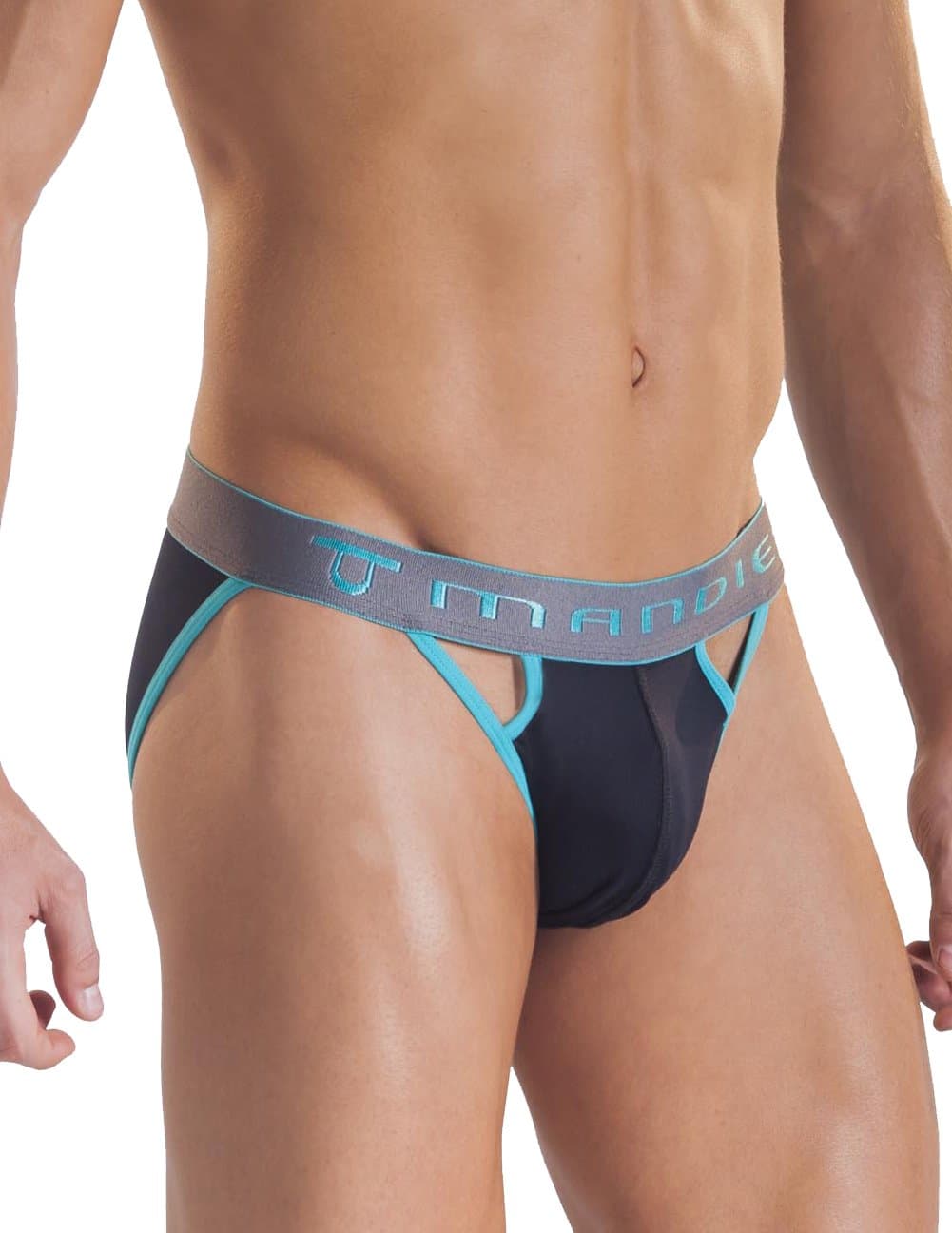 MANDIES MAN017 Jockstrap Bungee Black Large