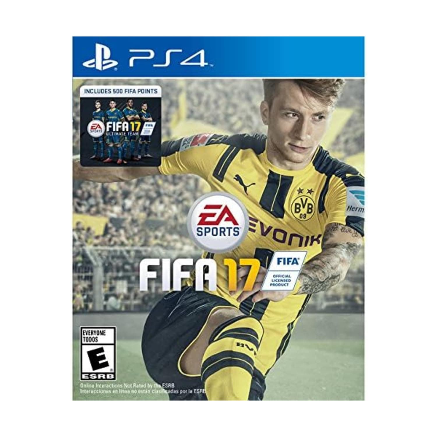 FIFA 17 (PS4) with Bonus 500 FIFA Ultimate Team Points - PlayStation 4