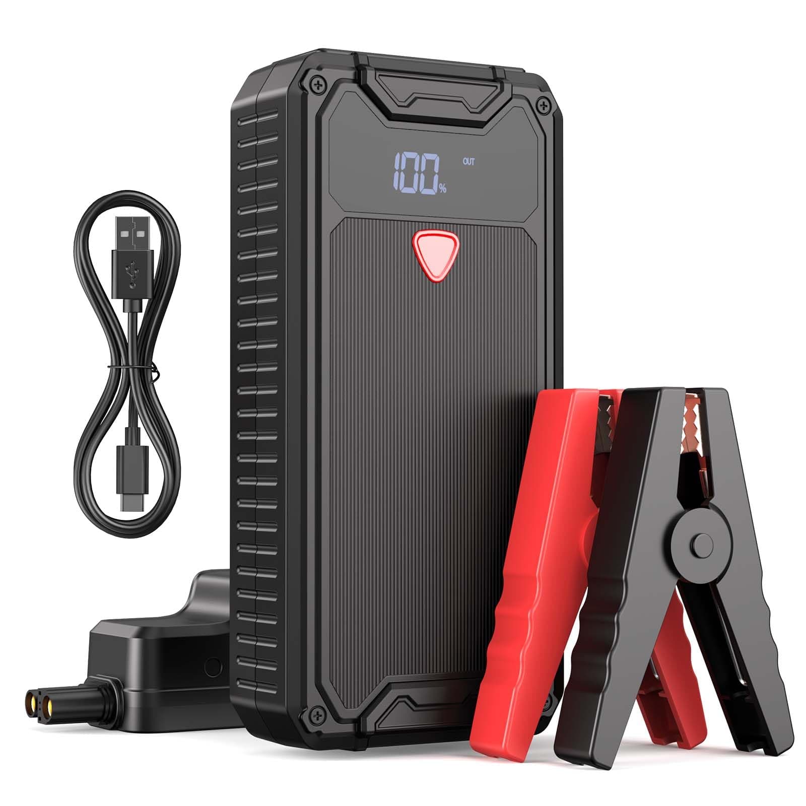 4000A Battery Jump Starter Portable, USB C Car Battery Pack Jump Starter Box for Car, 26800mAh Booster Jump Start Power Bank Jumper Starter Portable