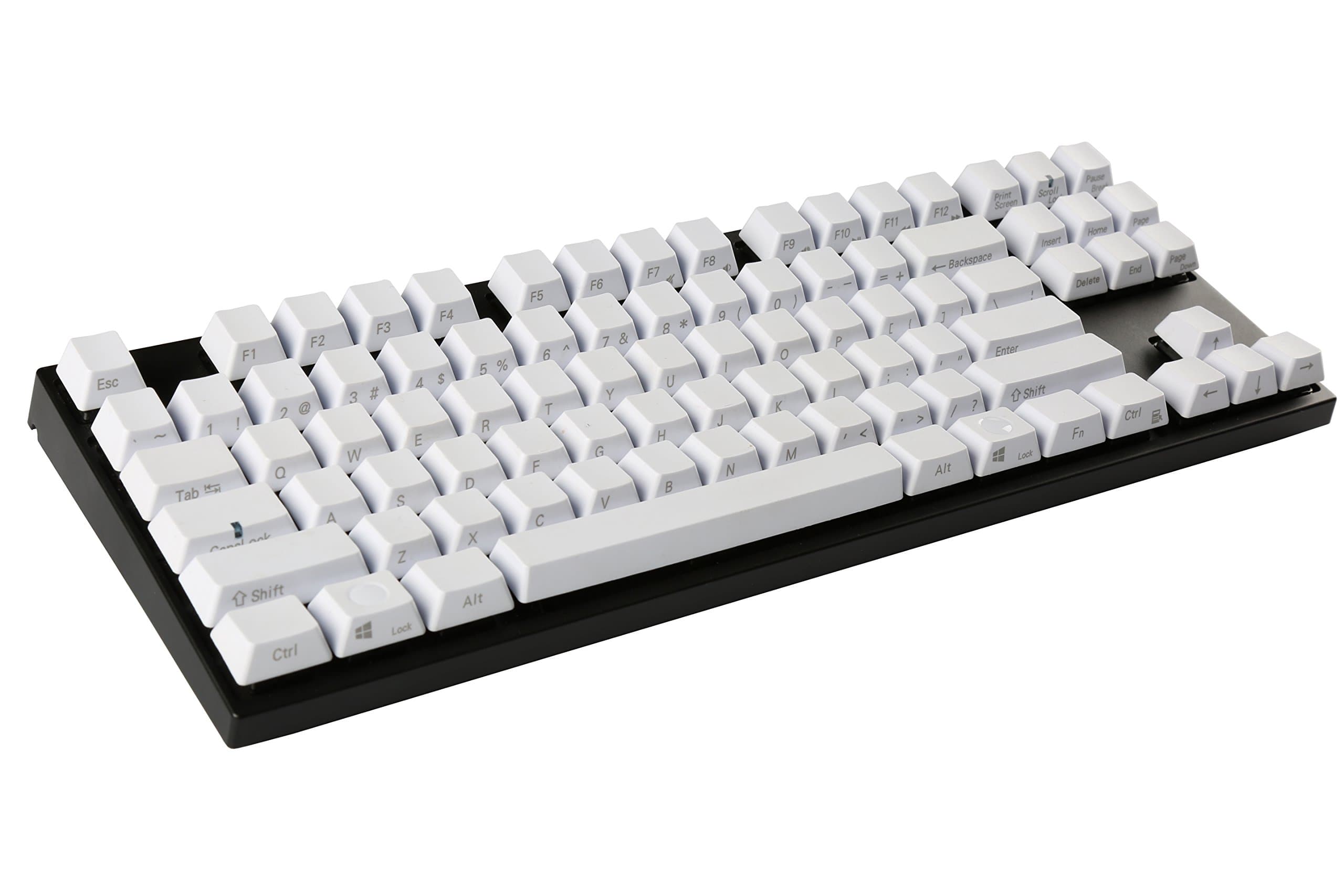 Varmilo 87 Key Bluetooth Cherry Blue Switches White PBT Keycaps Laser Printing Mechanical Gaming Keyboard VB87MCN/EBW3 VB87M