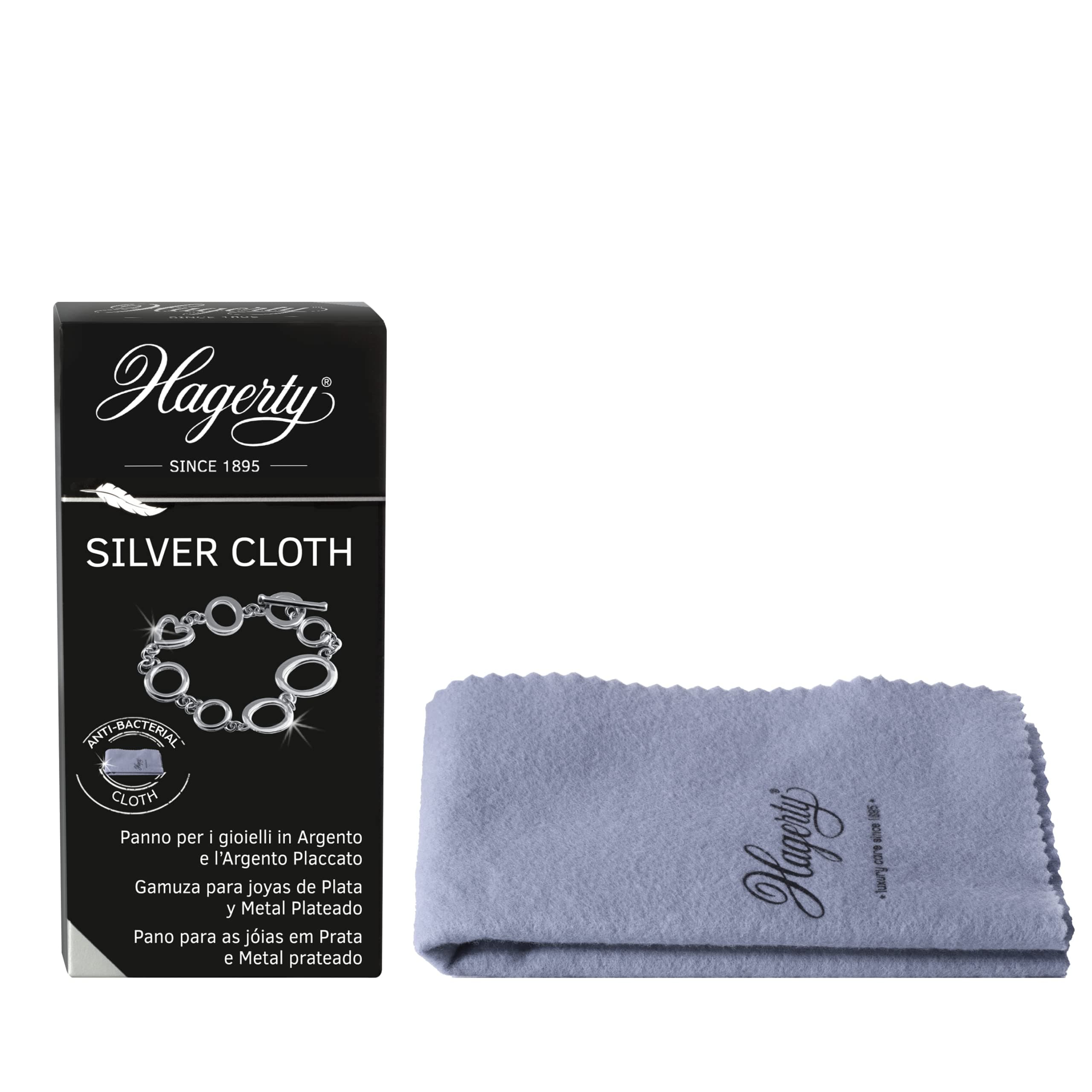 Hagerty Silver Cloth - clean and care for your premium silver goods