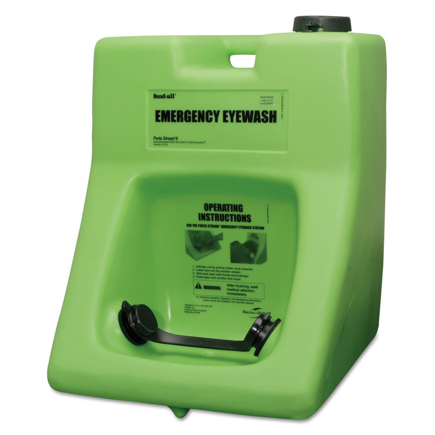 Honeywell Emergency Eyewash 32-000200-0000 Porta Stream II Emergency Eyewash Station, 16 gal