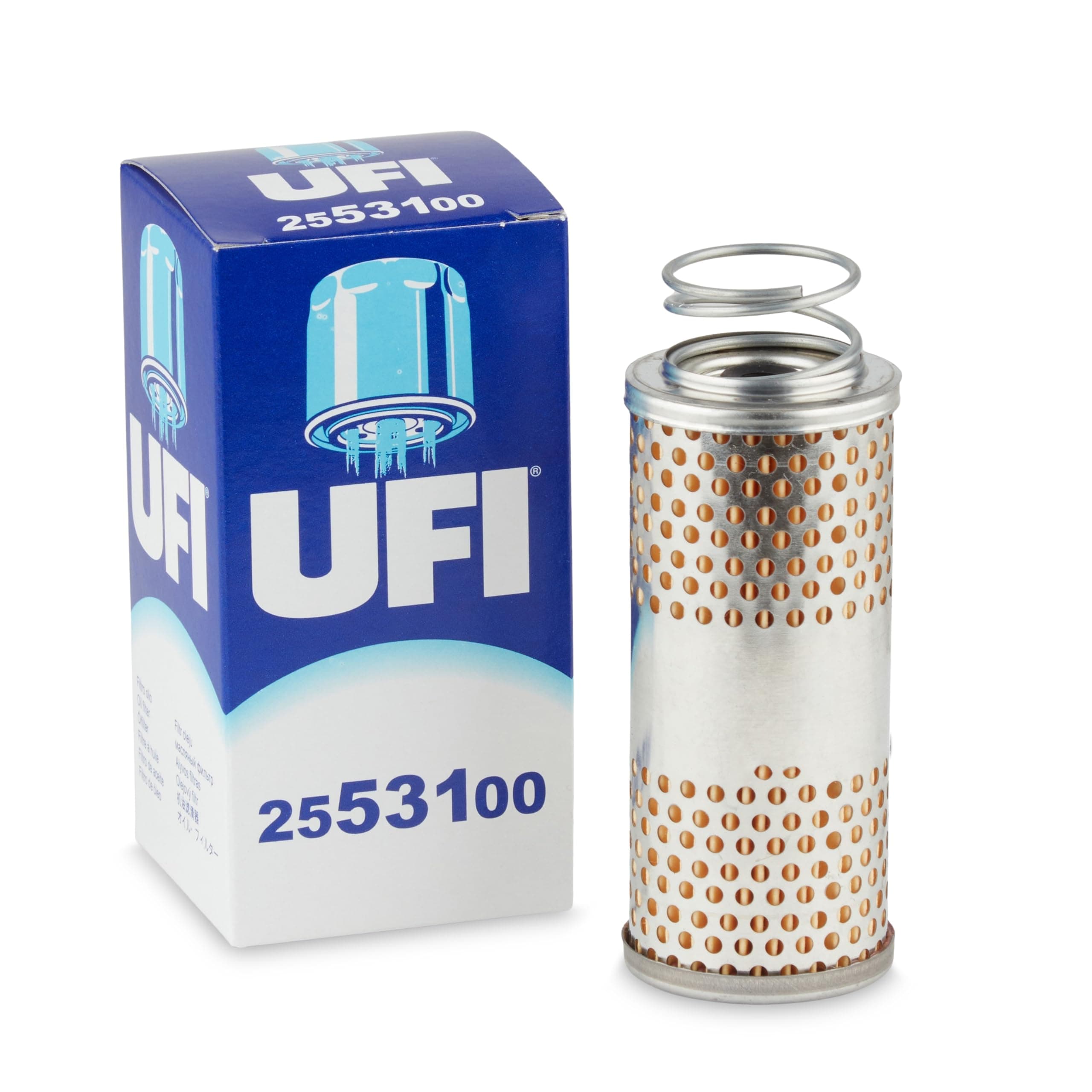 Ufi Filters 25.531.00 Oil Filter OEM Replacement Compatible with Various Moto-Guzzi Motorcycles - 350, 500, 650, 750 Series