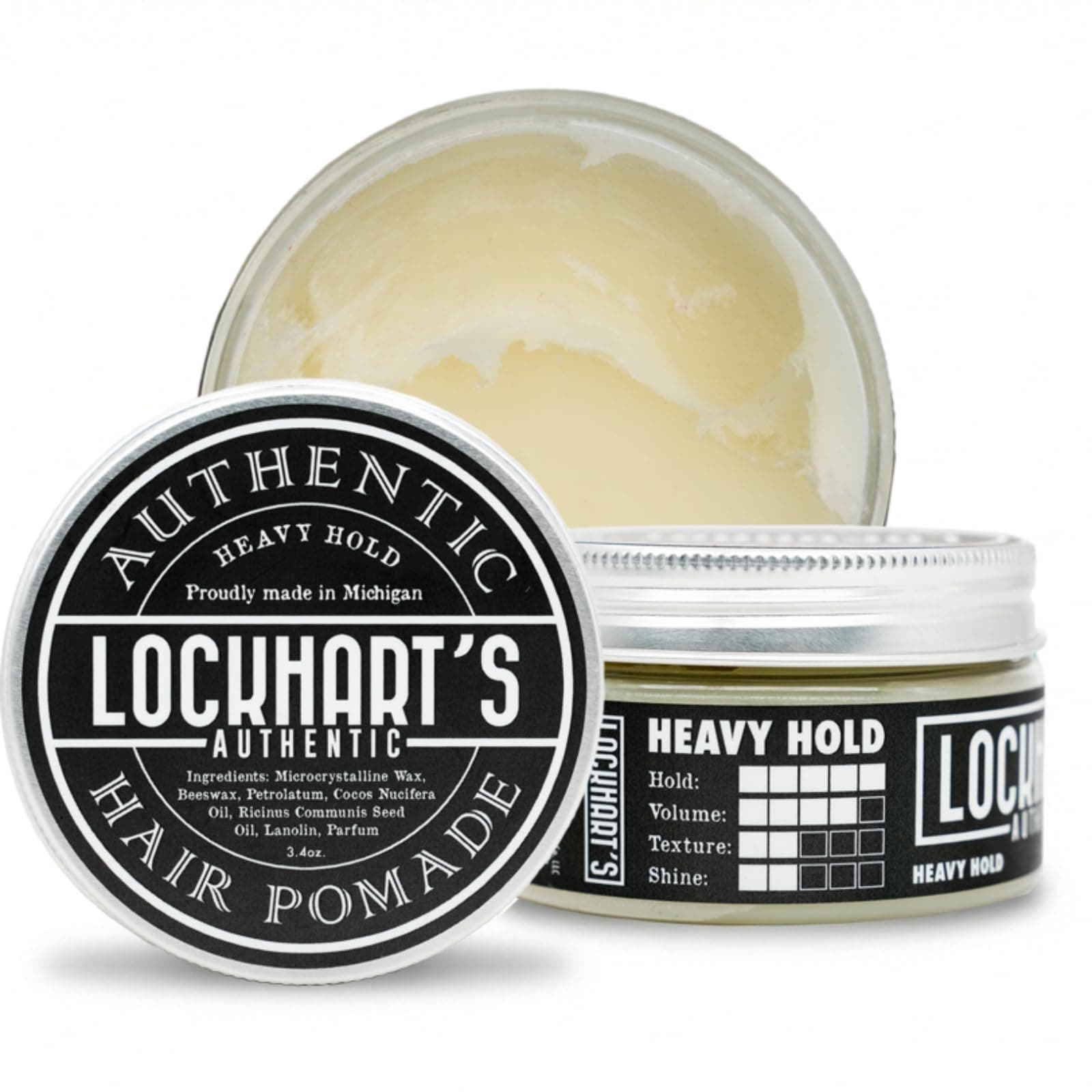 Lockharts Hair Pomade Heavy Hold 4 Ounce