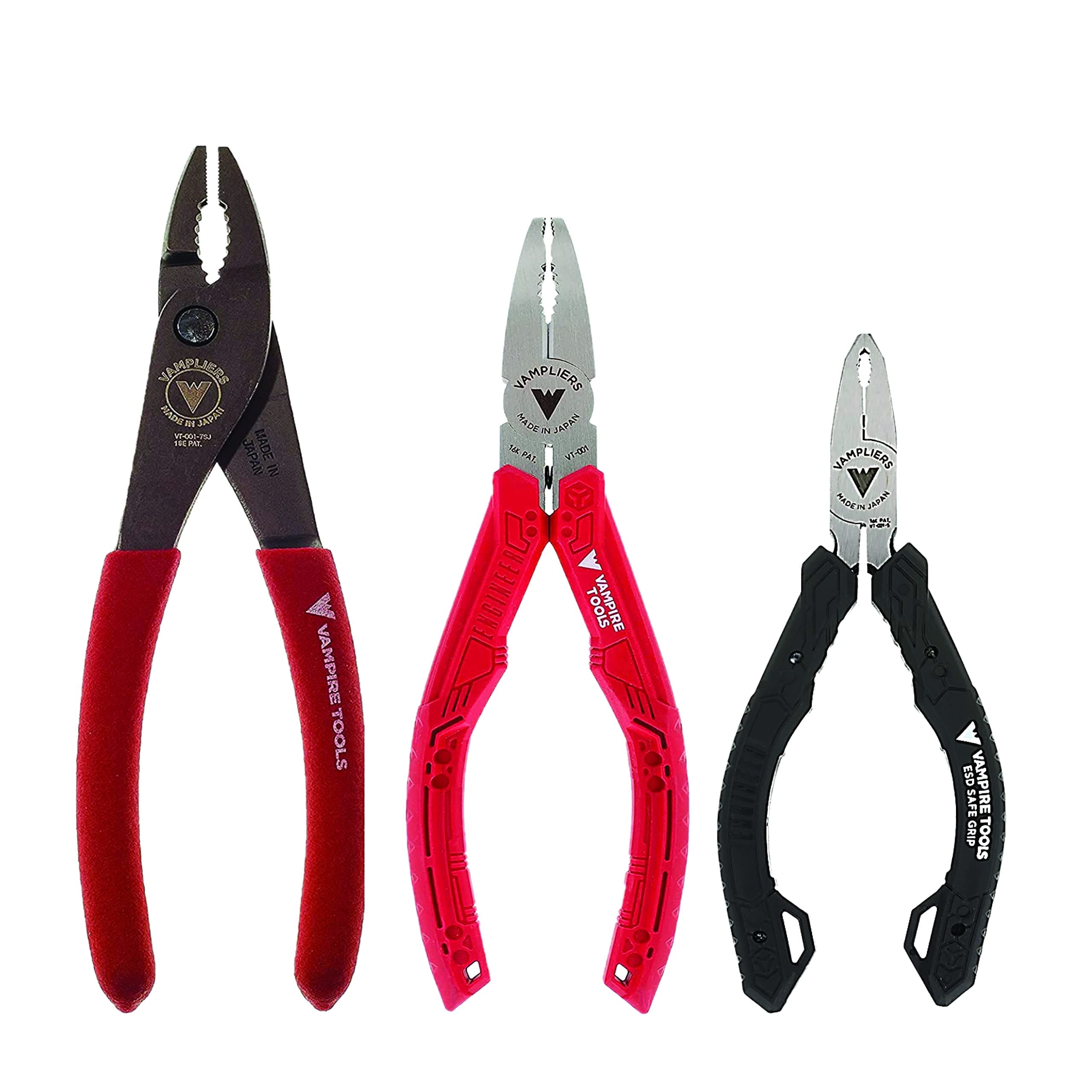 VamPLIERS® Best Made Pliers! 3-PC Set S3A Specialty Screw Extraction Pliers. Extract Stripped Stuck Security, Corroded, or Rusted Screws