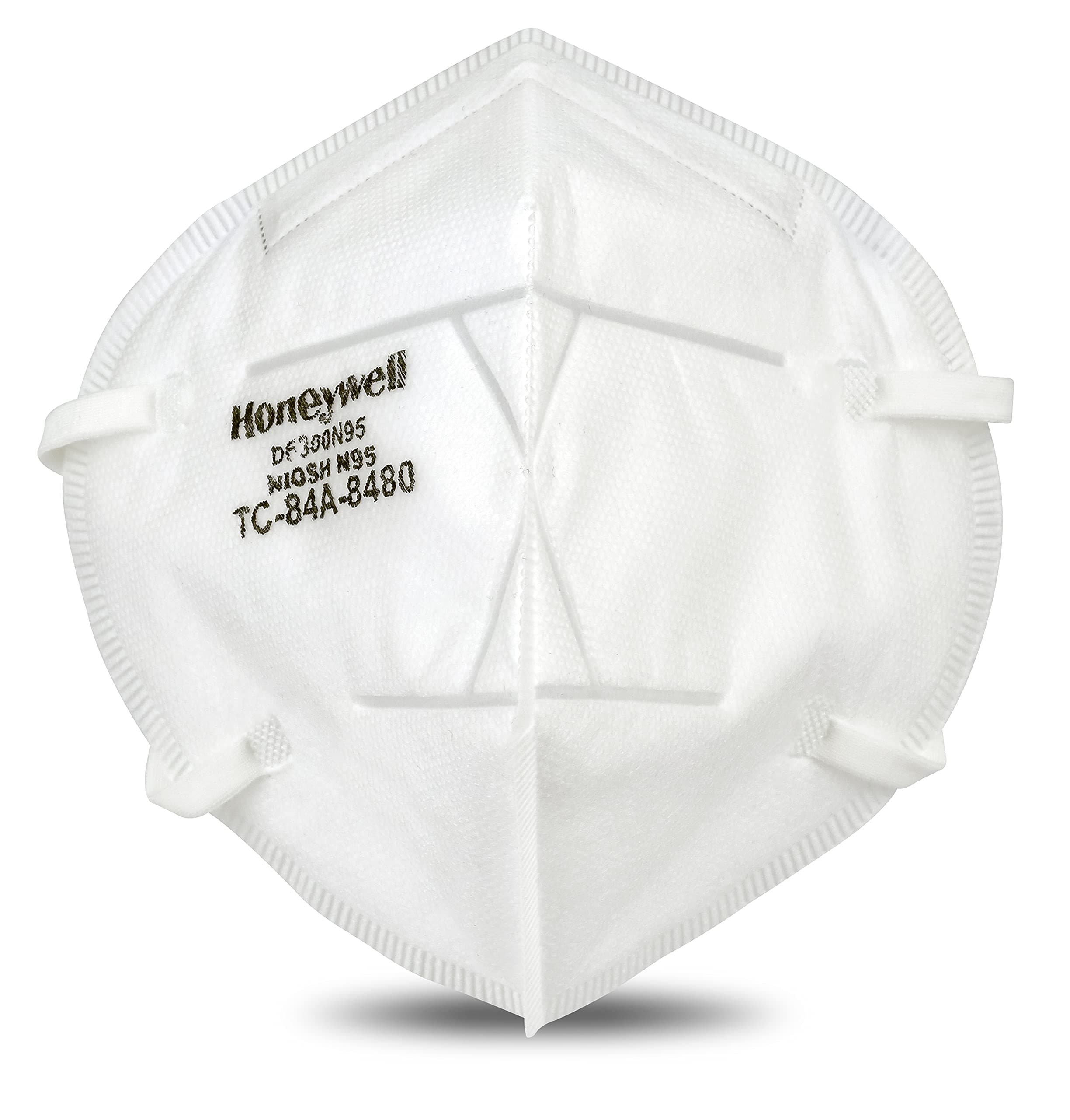Safety NIOSH-Approved N95 DF300 Flatfold Respirator, 20-pack (RAP-74038), White,One Size Fits All