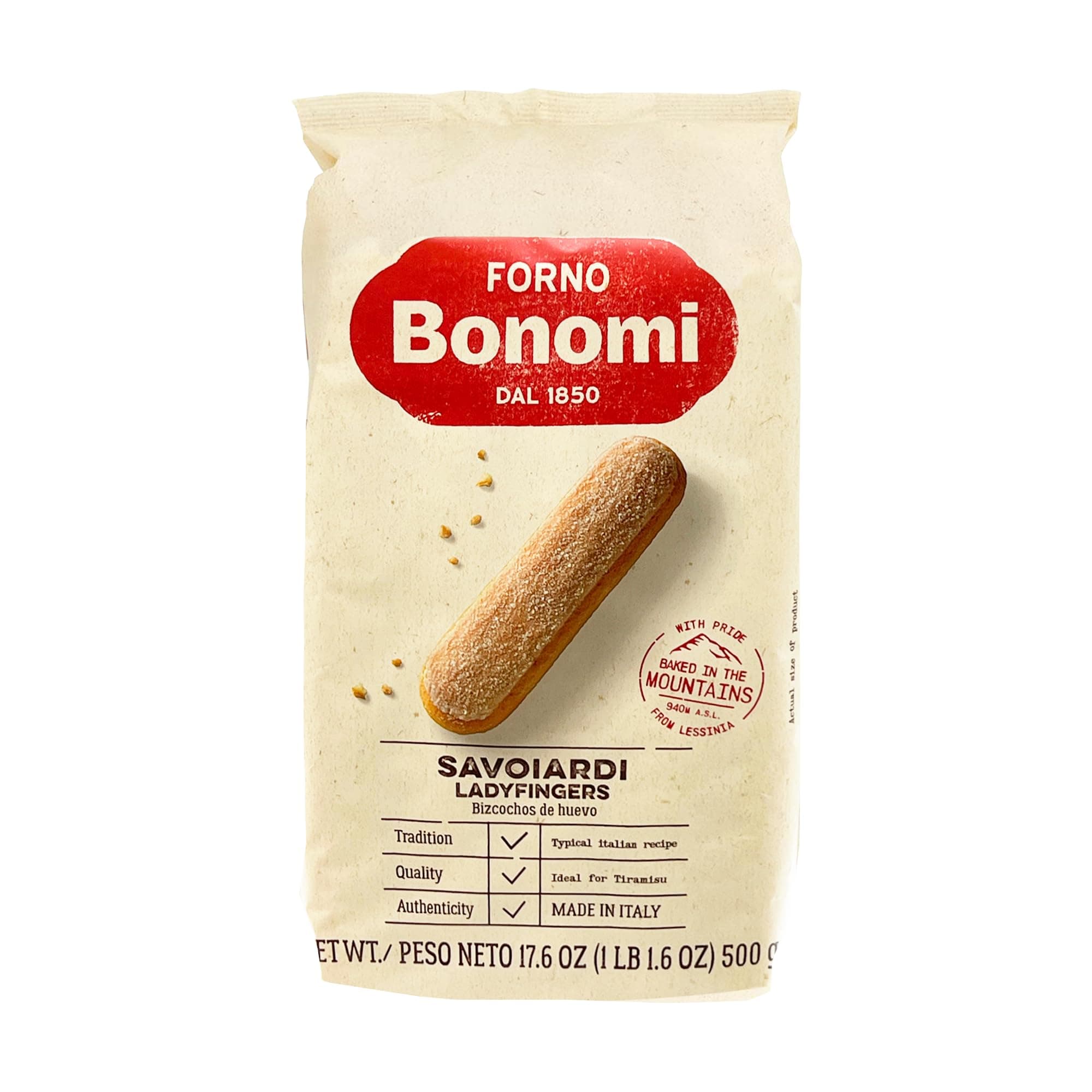 Forno Bonomi Savoiardi Ladyfingers 17 1/2 oz. package