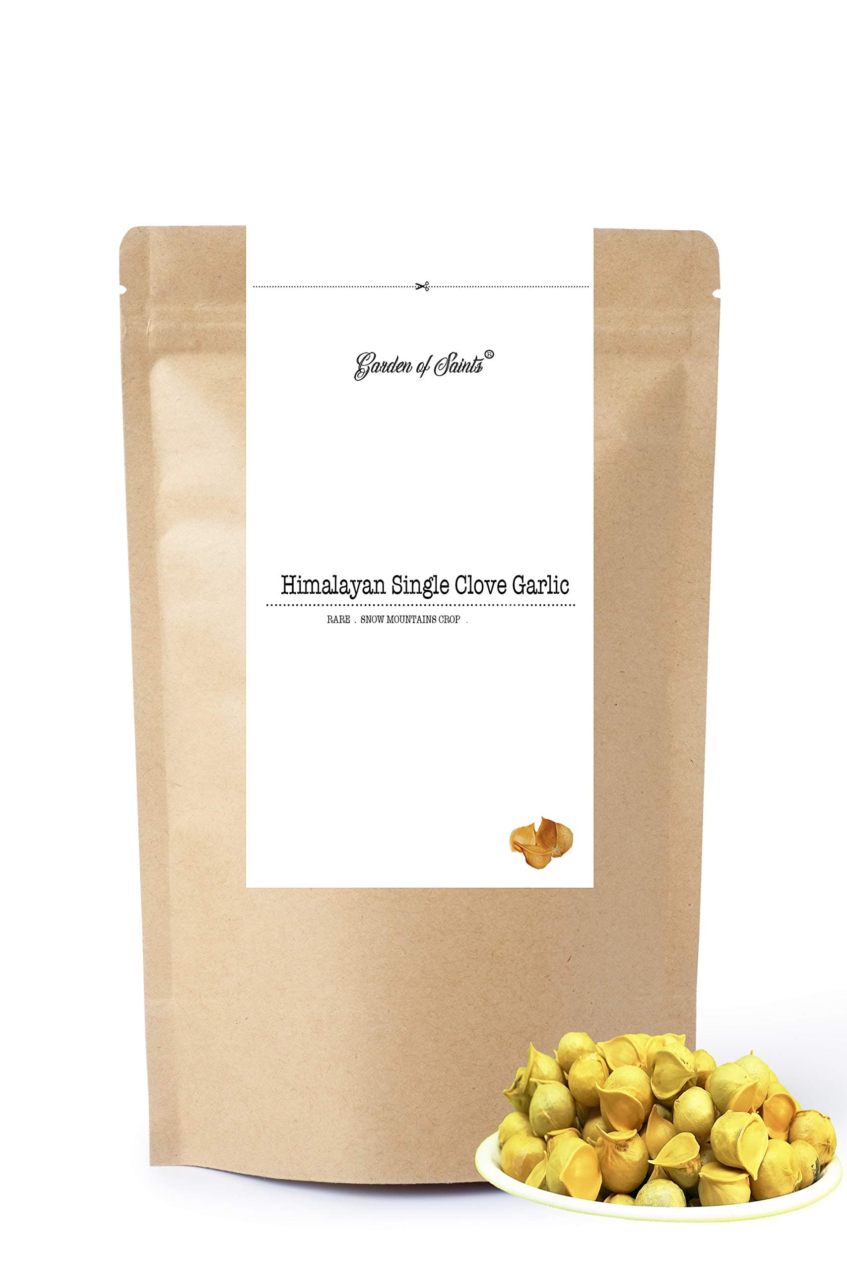 Garden of Saints Kashmiri Lehsun Himalayan Mountain Single Clove Garlic (500 Grams)