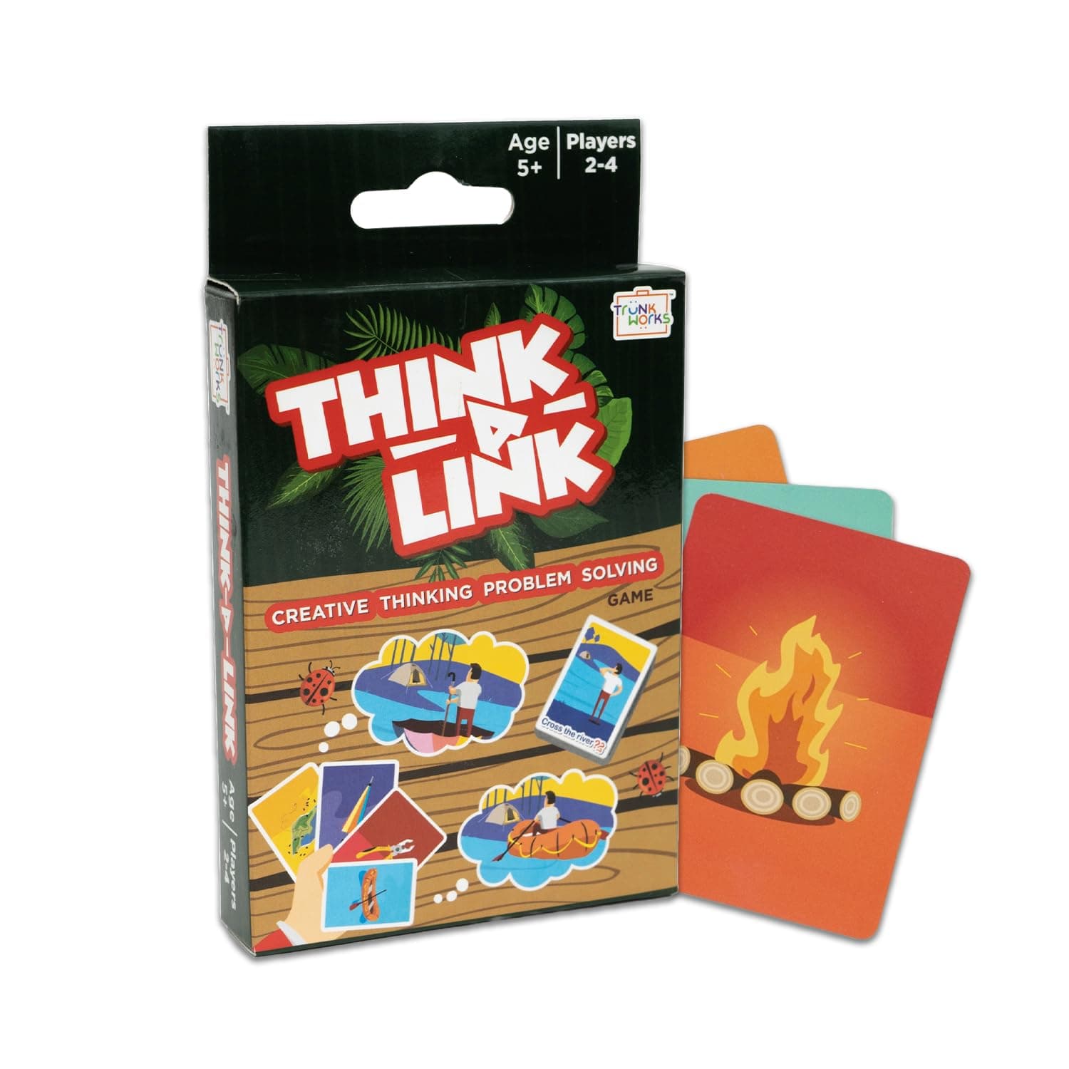 Think-A-Link Travel Card Game Creative Out of The Box Thinking and Problem Solving