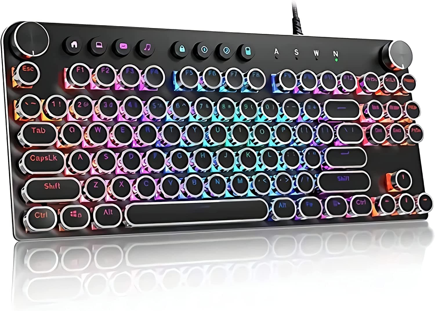 Gaming Keyboard with Knob