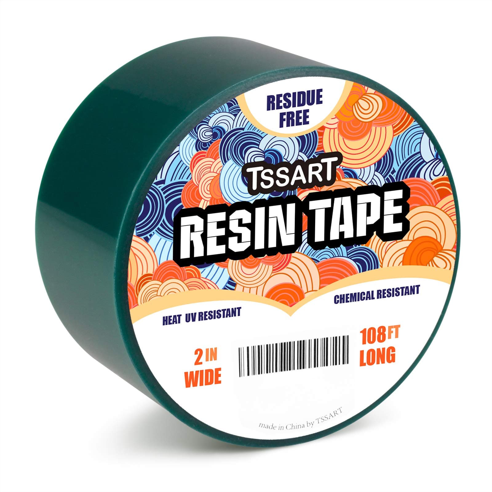 Resin Tape for Epoxy Resin Molding - Silicone Thermal Adhesive Tape, Oxidation and High Temperature Resistance Easy Peeling, Epoxy Release Tape - 2 inch Wide 108FT Long