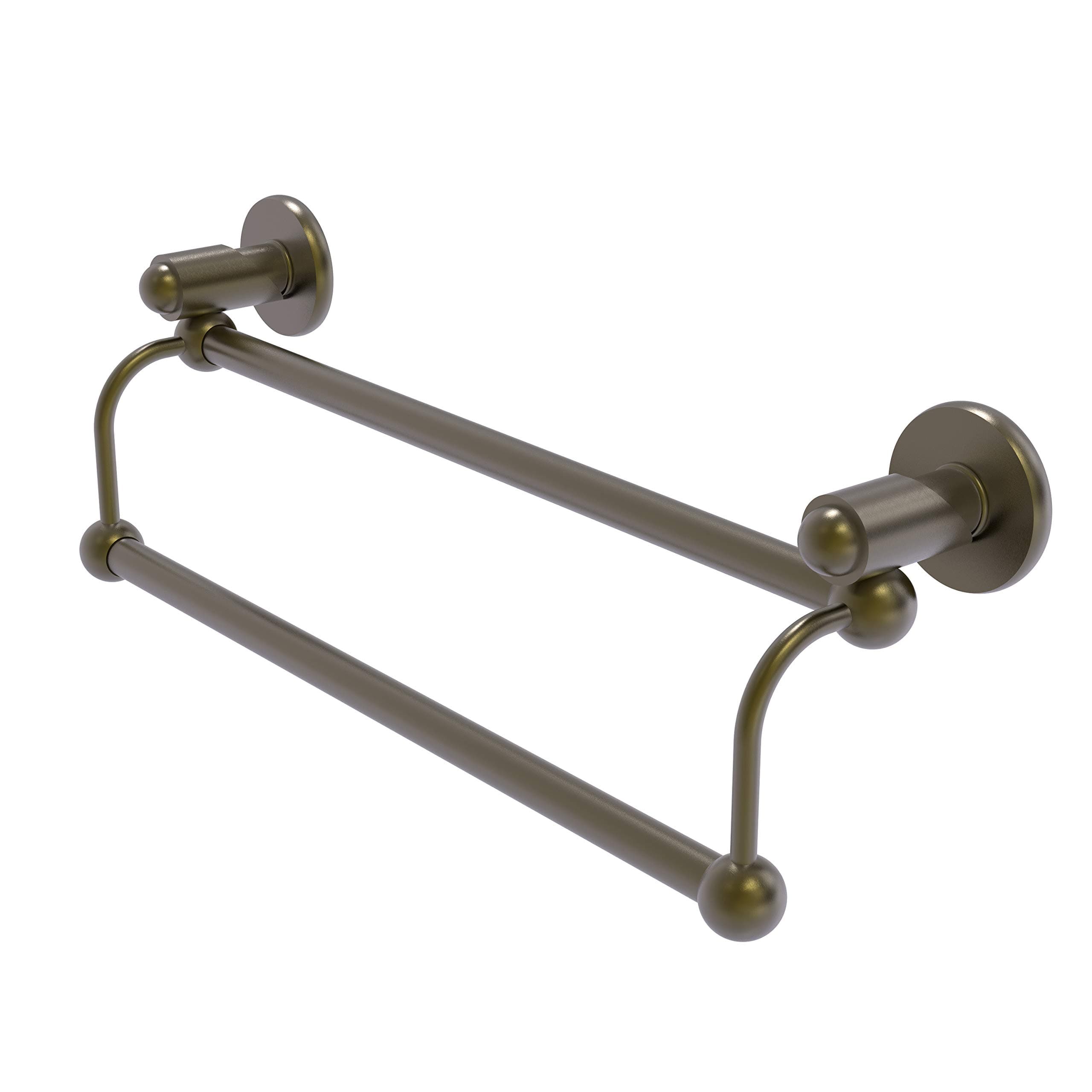 Allied BrassSH-72/36 36 Inch Double Towel Bar, Antique Brass