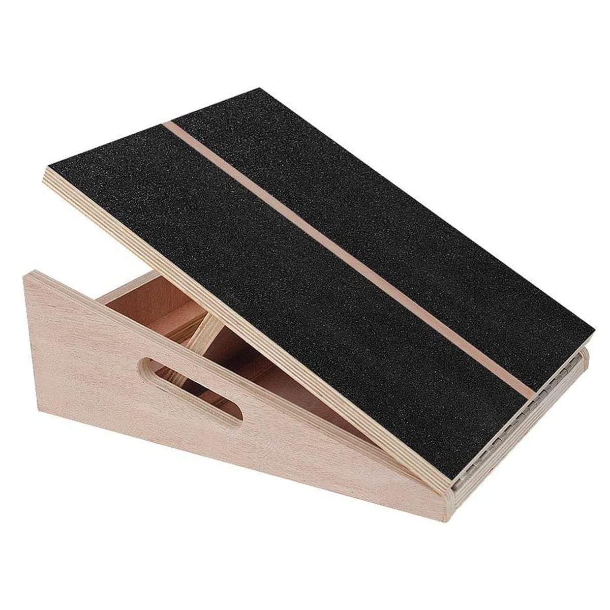 Adjustable Wooden Slant Board - Calf Stretcher,Calf Incline Ankle Stretching,Extra Side Handle Design for Portability,5 Positions Workout Board