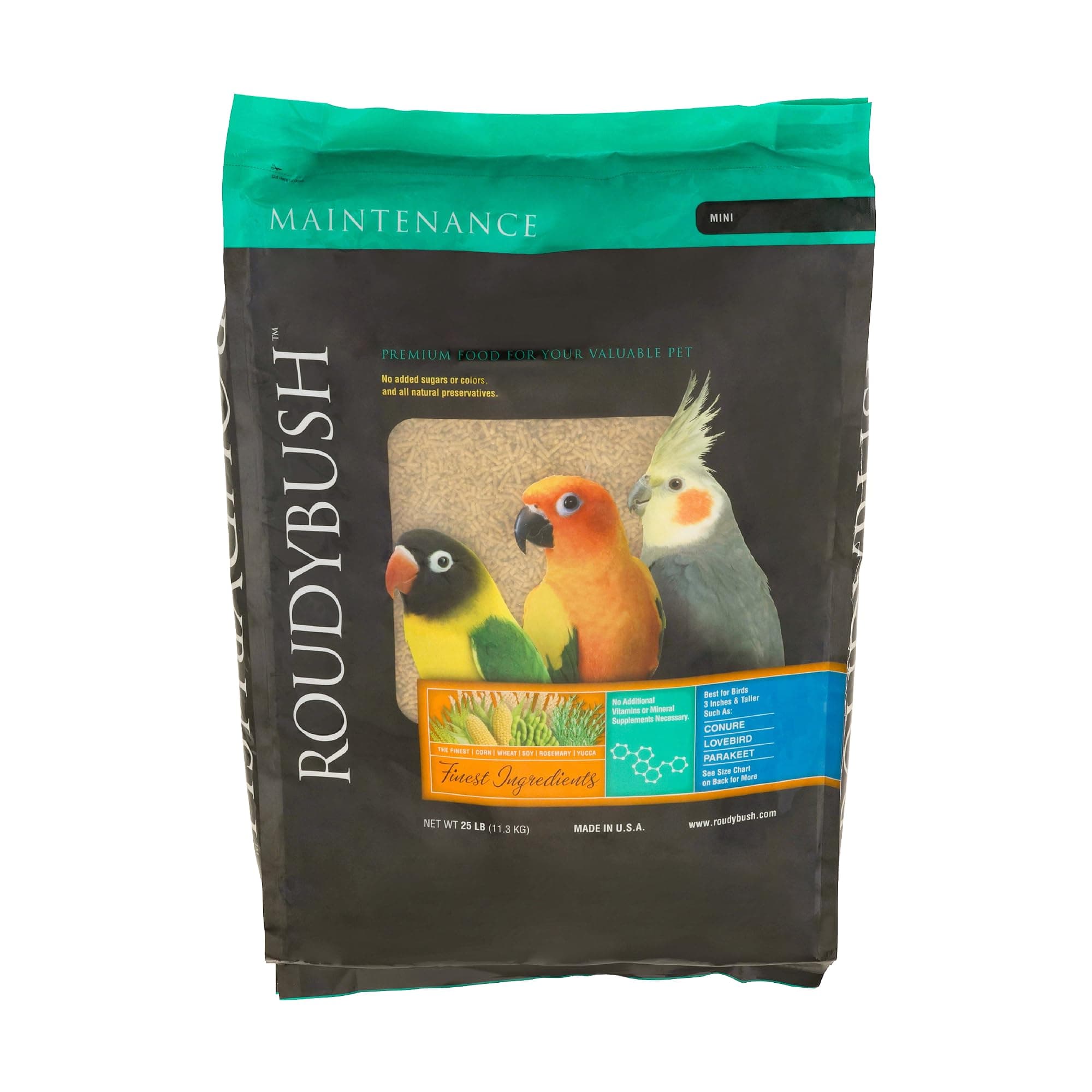 Daily Maintenance Bird Food, Mini, 25-Pound (225MIDM)