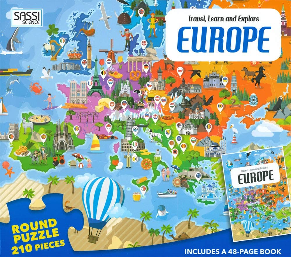 Europe (Travel, Learn & Explore Carry Puzzle): 1 (Travel, Learn and Explore) Paperback – 1 Feb. 2019