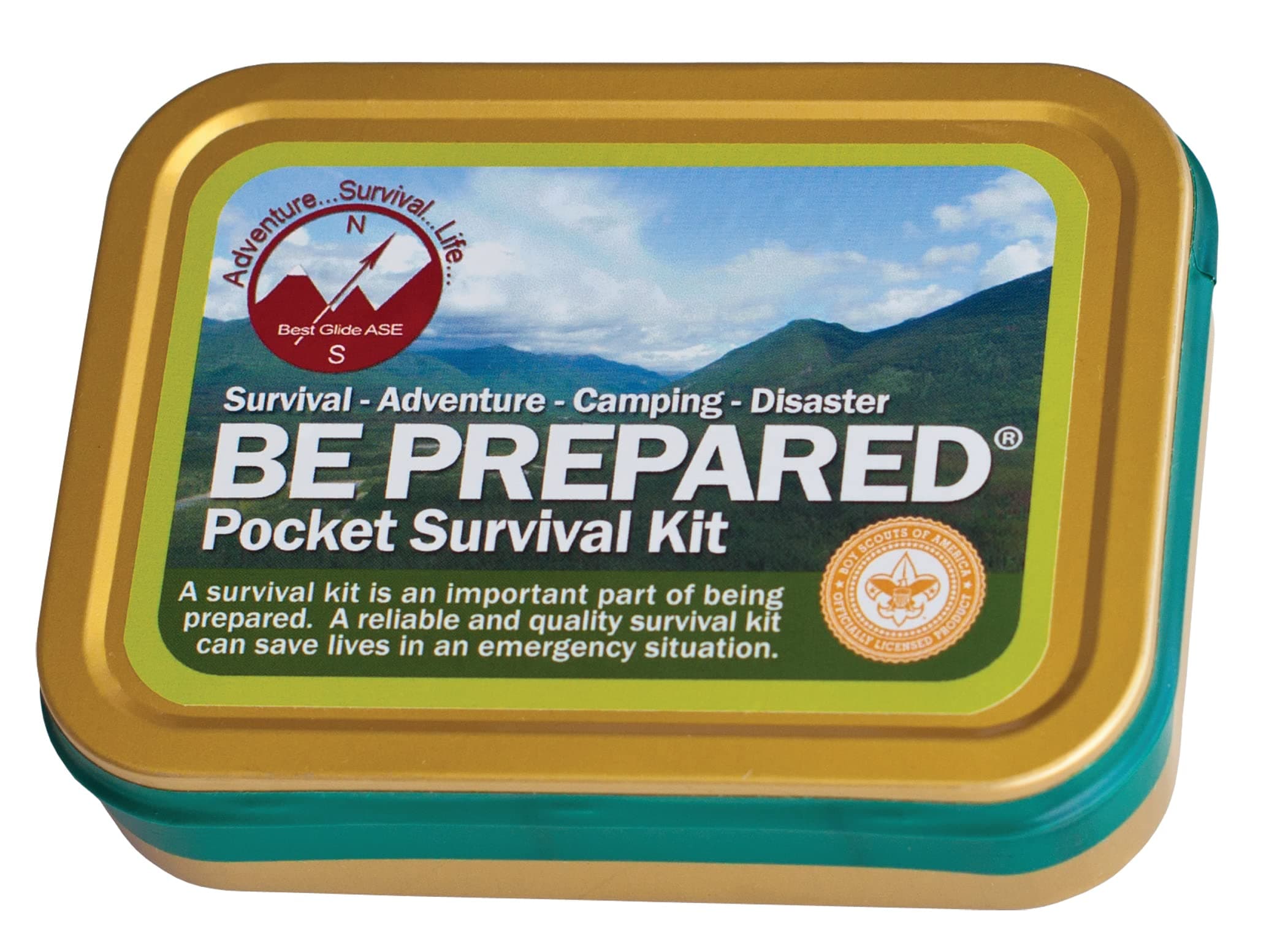 Best Glide ASE Be Prepared® Pocket Survival Kit PSK Holder not Included