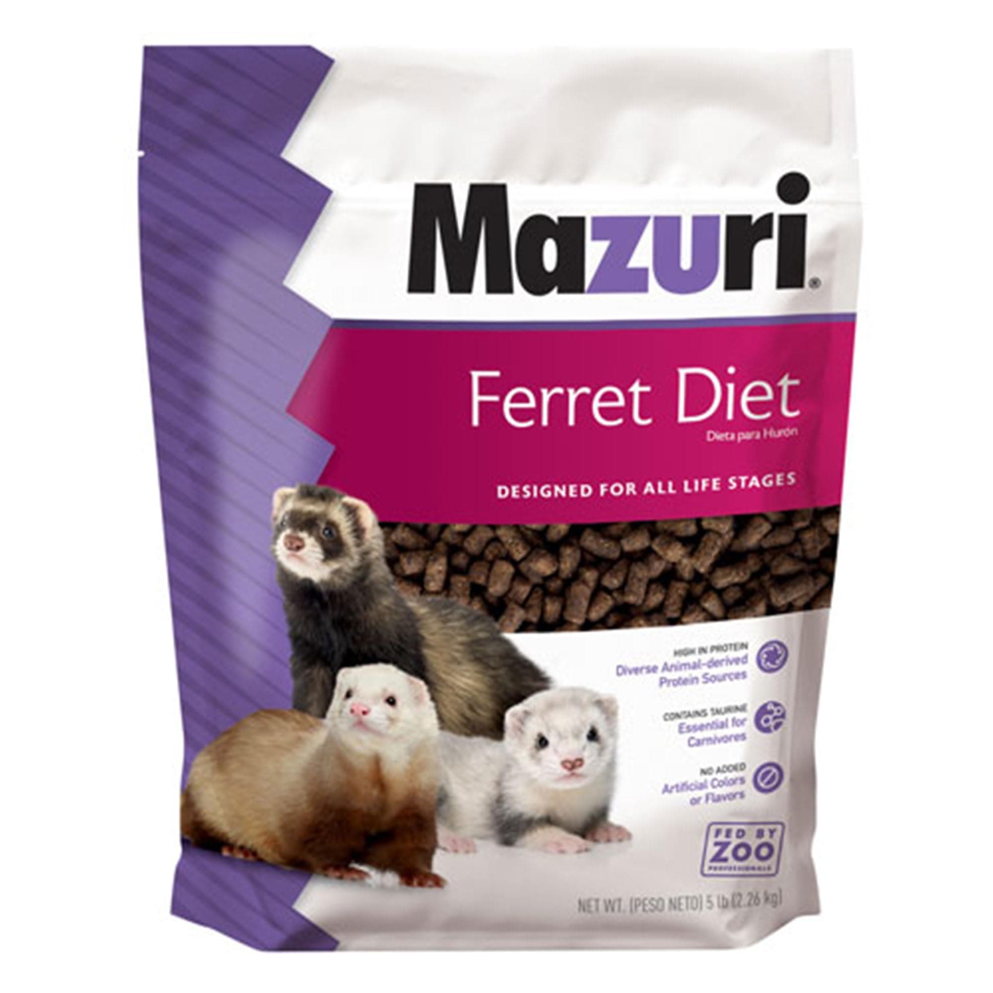 Nutritionally Complete Food for Ferrets| 5 Pound (5 lb.) Bag