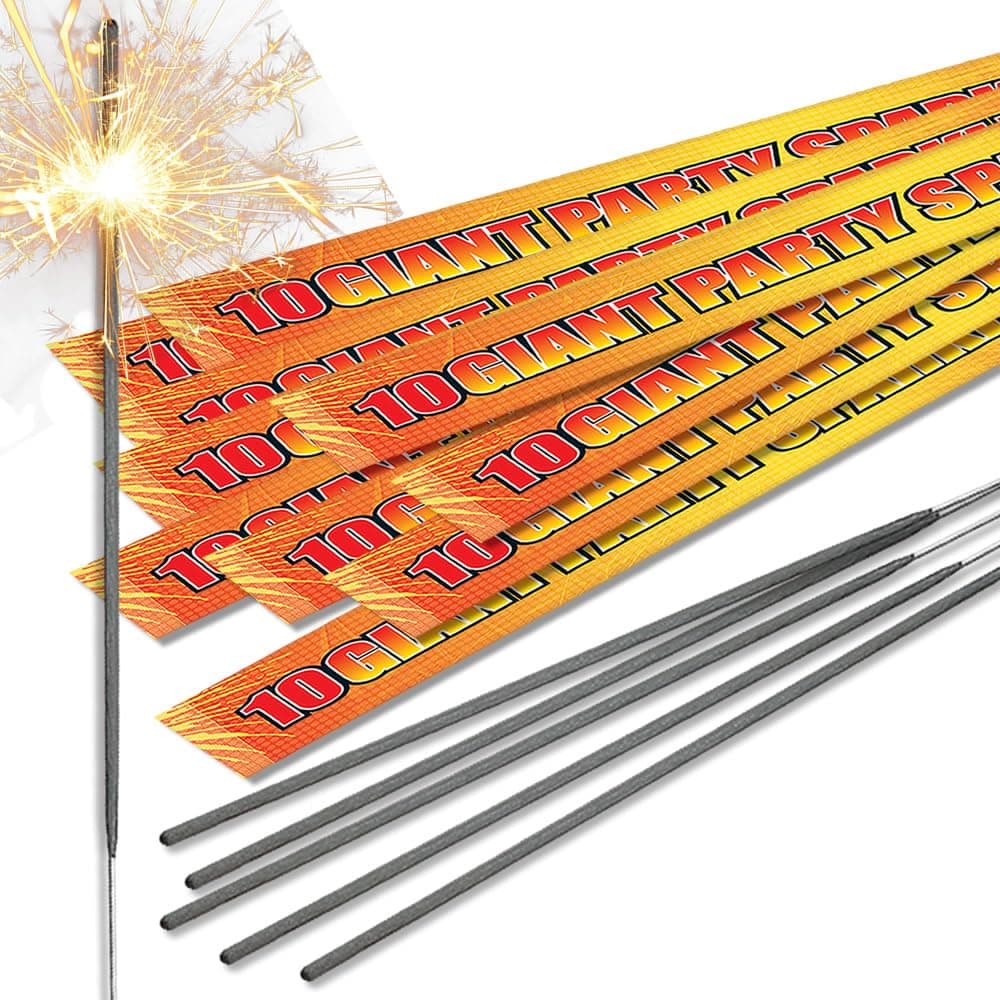 40cm (16") Giant Party Sparklers - Great for all Occasions (100 Sparklers)