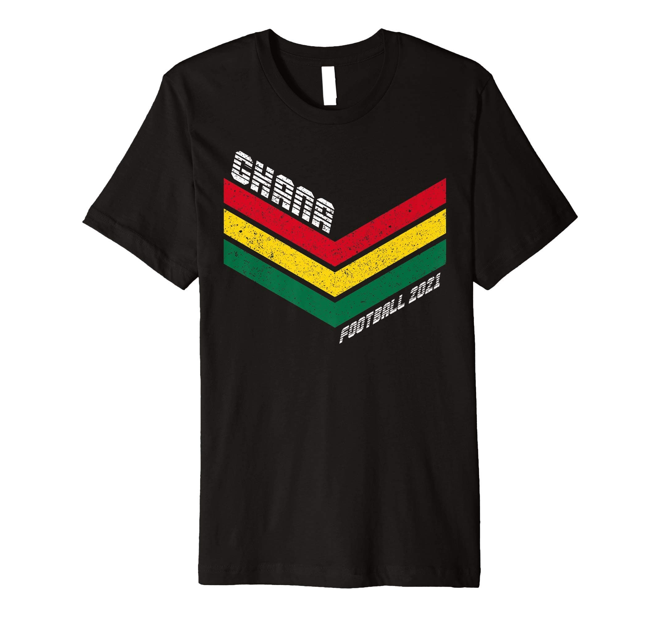 Ghana Football Jersey 2021 Ghana Soccer Premium T-Shirt
