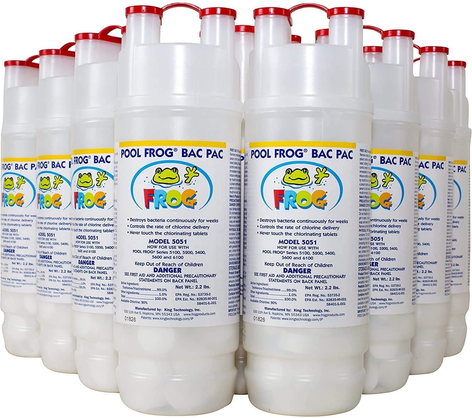 Pool Frog 01-03-5880-12 Bac Pac (12 Pack)