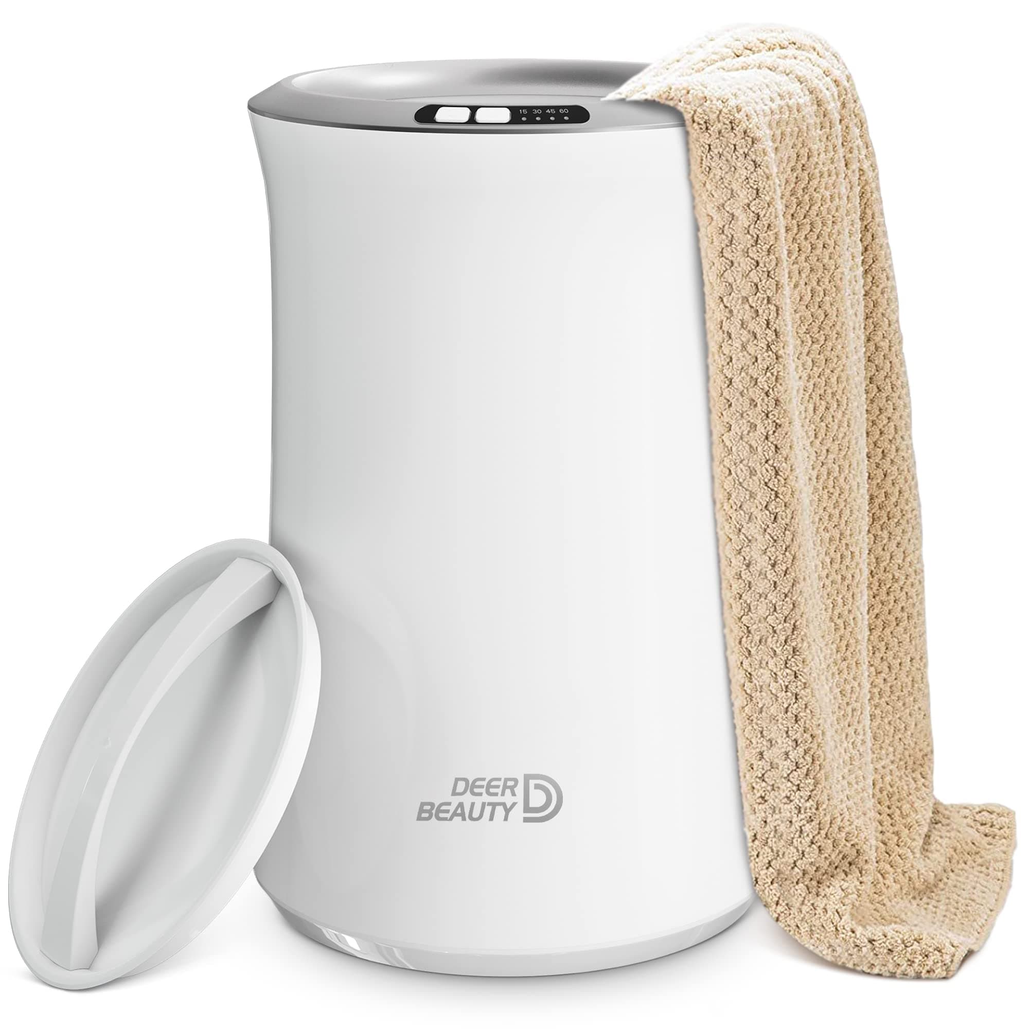 Towel Warmer for Bathroom，Large Heated Towel Warmers Bucket with 4 Heating Modes, Auto Shut Off, Fits Up to Two 40"X70" Oversized Towels, 23L Bathrobes, Blankets, PJ's, Gifts