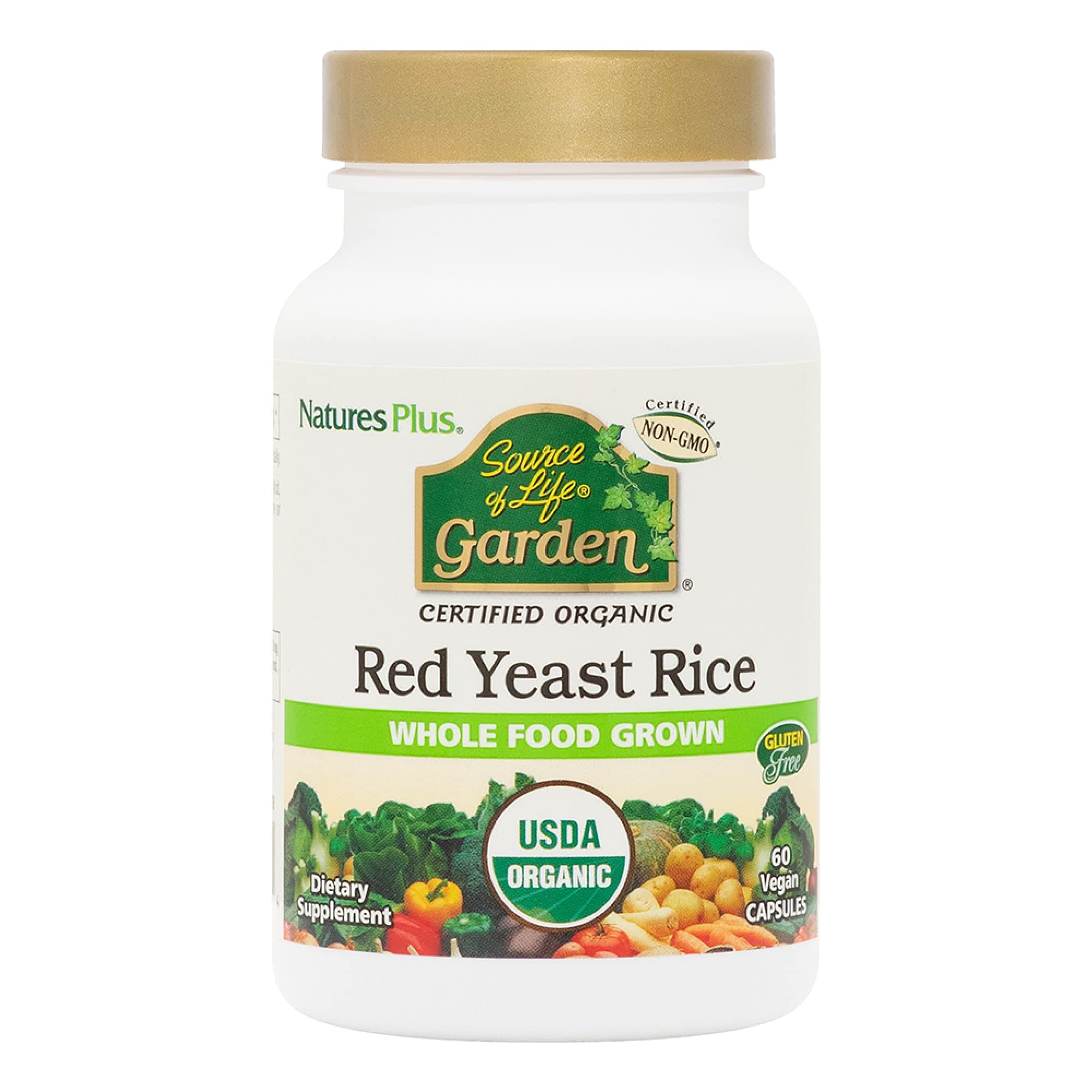 Source Of Life Garden Organic Red Yeast Rice 60 Vegan Caps 169269