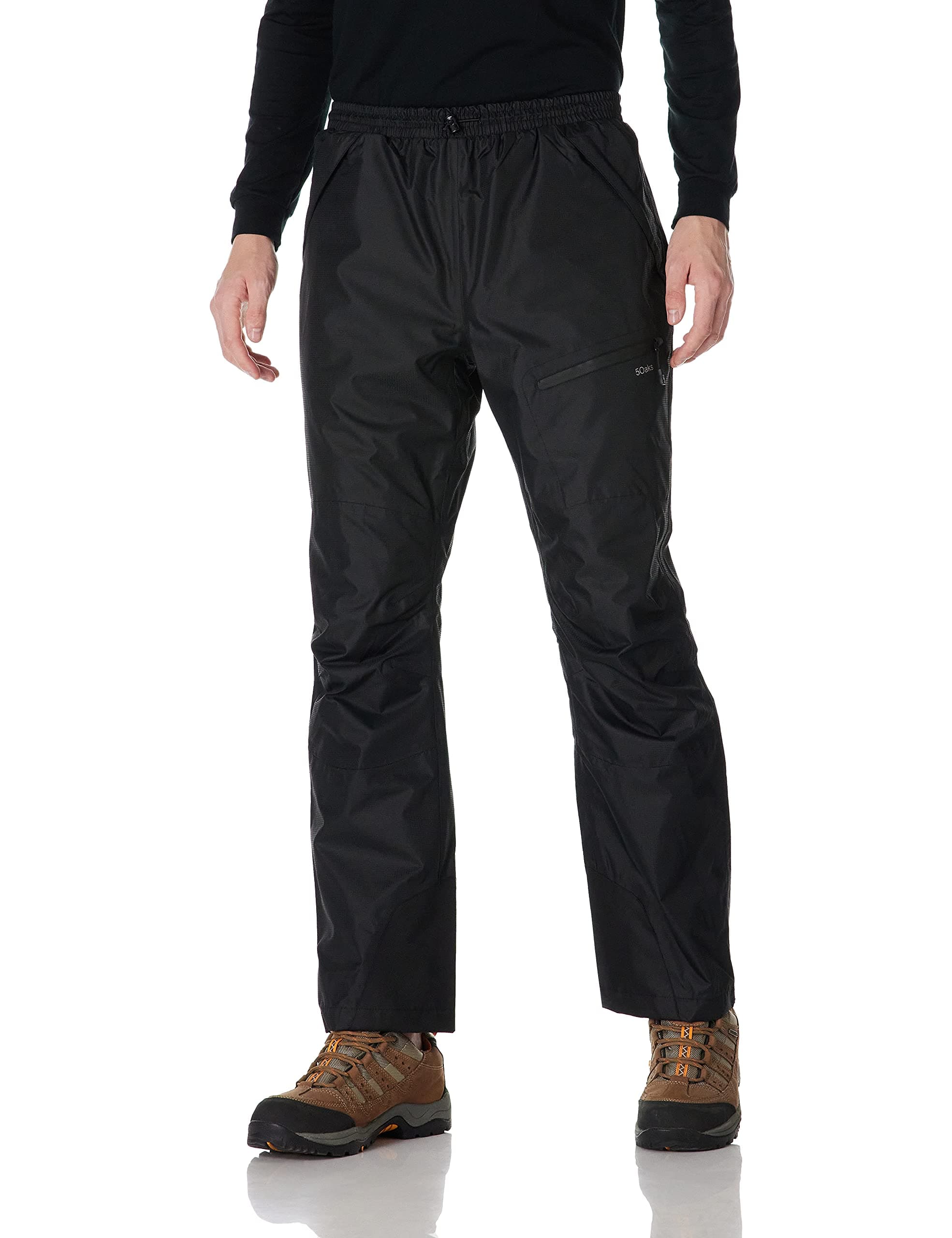 5OaksMen's Waterproof Comfort-Fit Rain Over Pants
