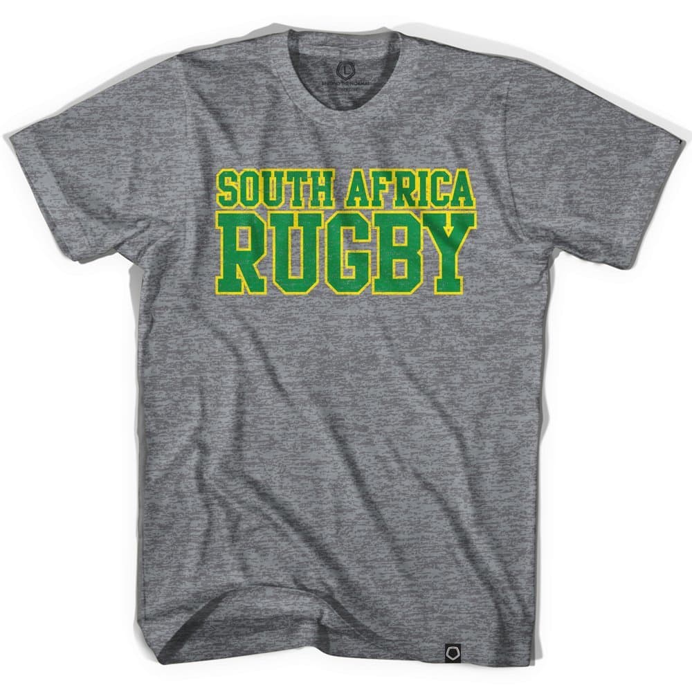 Ruckus RugbySouth Africa Rugby T-Shirt, Grey Heather