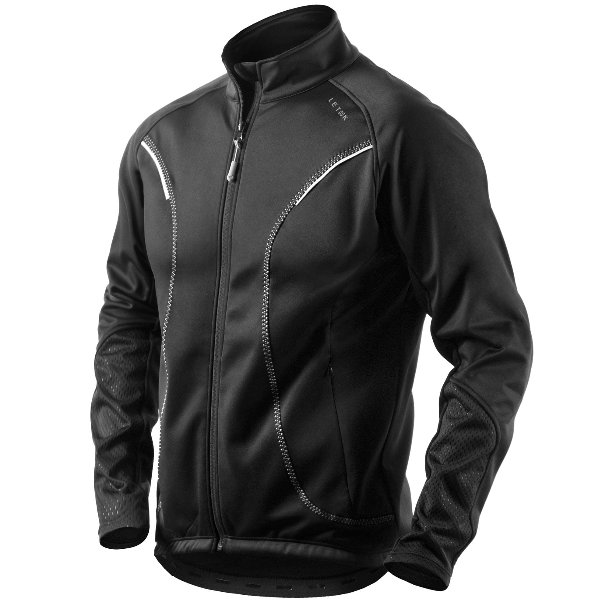 Winter Thermal Fleece Cycling Jacket Men Windproof Warm Cycle Wear