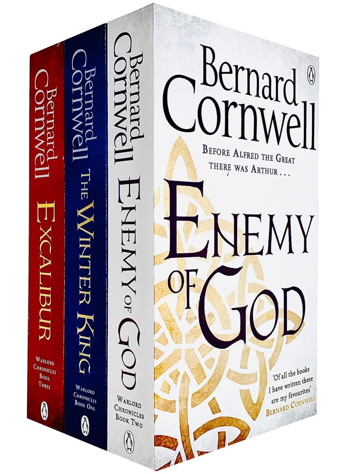 – Warlord Chronicles Series Bernard Cornwell Collection 3 Books Set (Enemy of God, Excalibur, The Winter King)