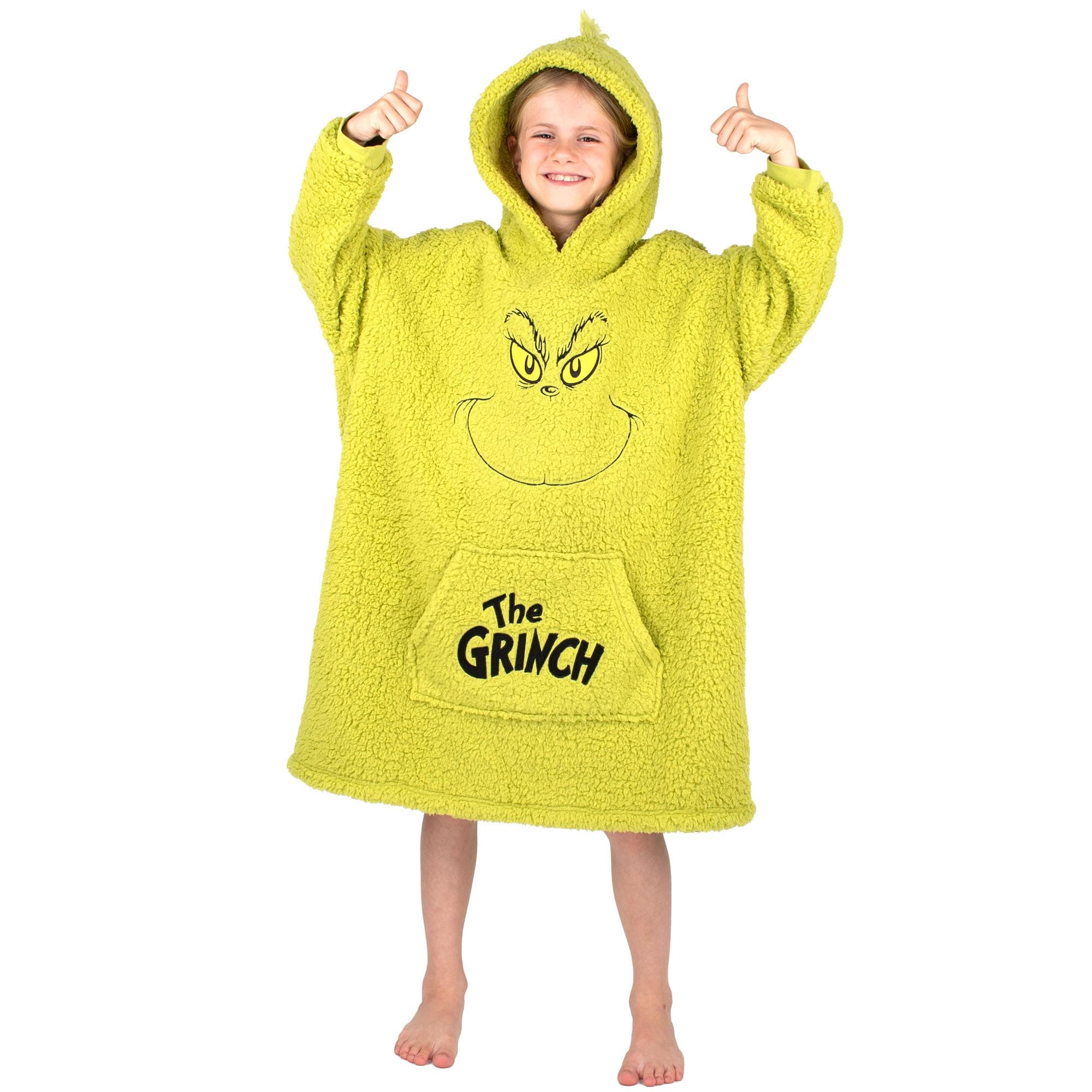 Oodie - Oversized Reversible Blanket Hoodie for Kids Warm and Comfy Fleece Fluffy HoodieGift for Boys and Girls