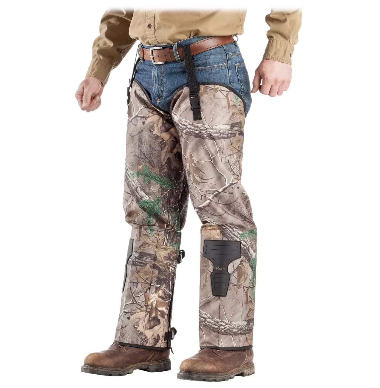 ForEverlast Snake Guard Chaps, Camouflage- Hunting Gear with Full Protection for Legs from Snake Bites (3 Pack)