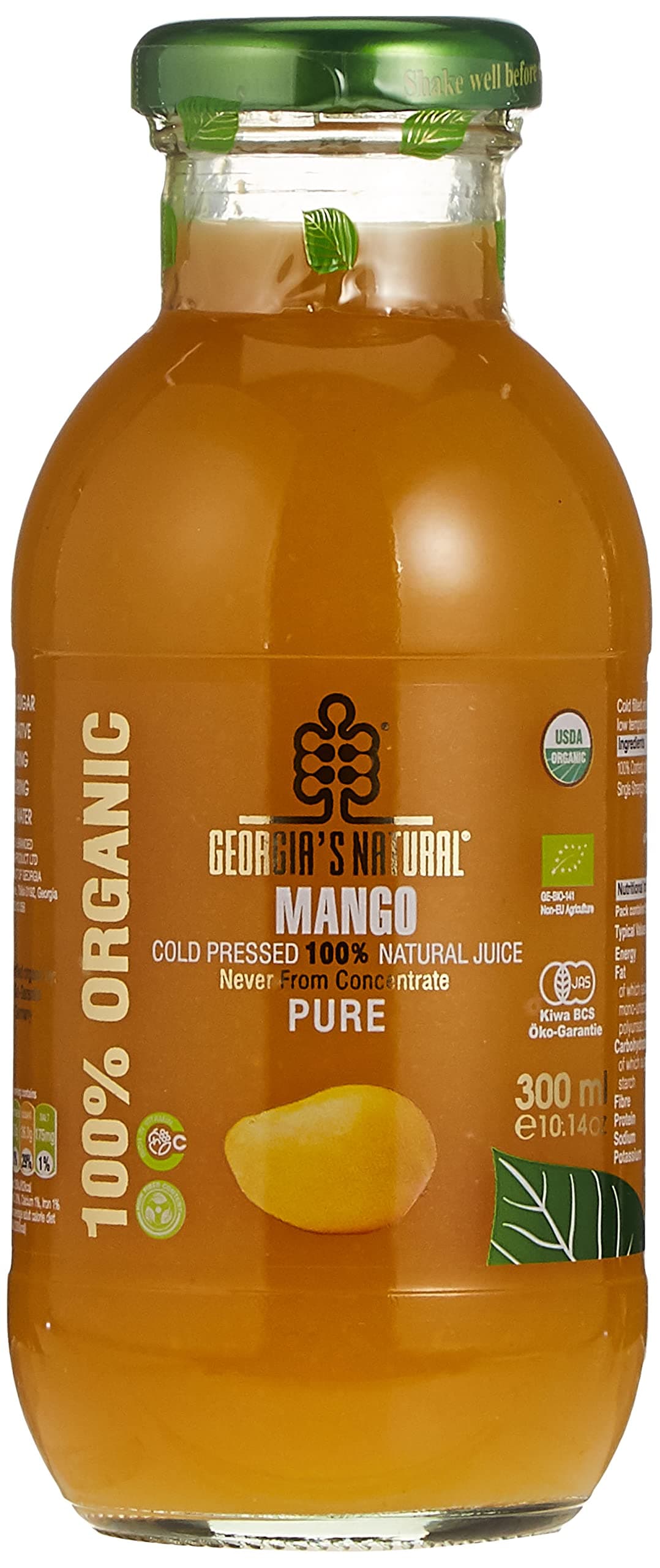 Georgia's Natural Organic Mango Juice 300ml