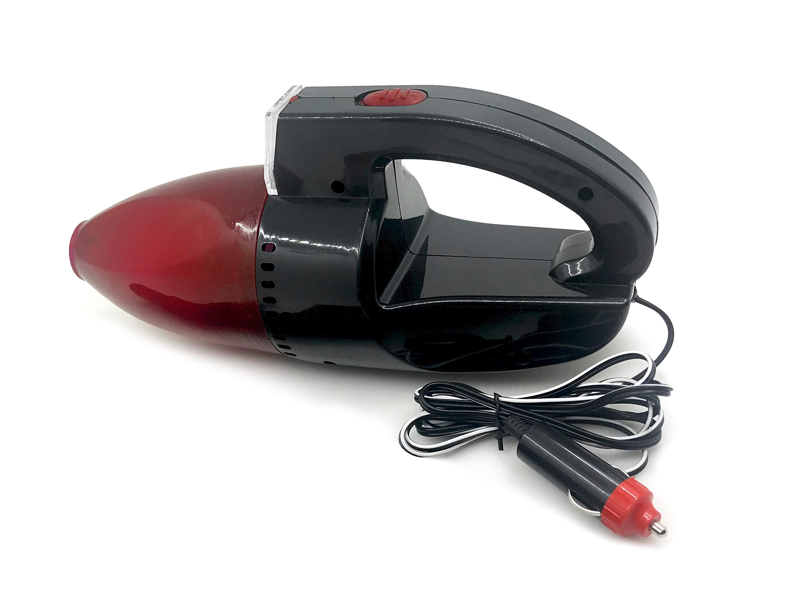 American Builder 12V Car Vacuum Cleaner for Wet and Dry Use with Built in Flashlight